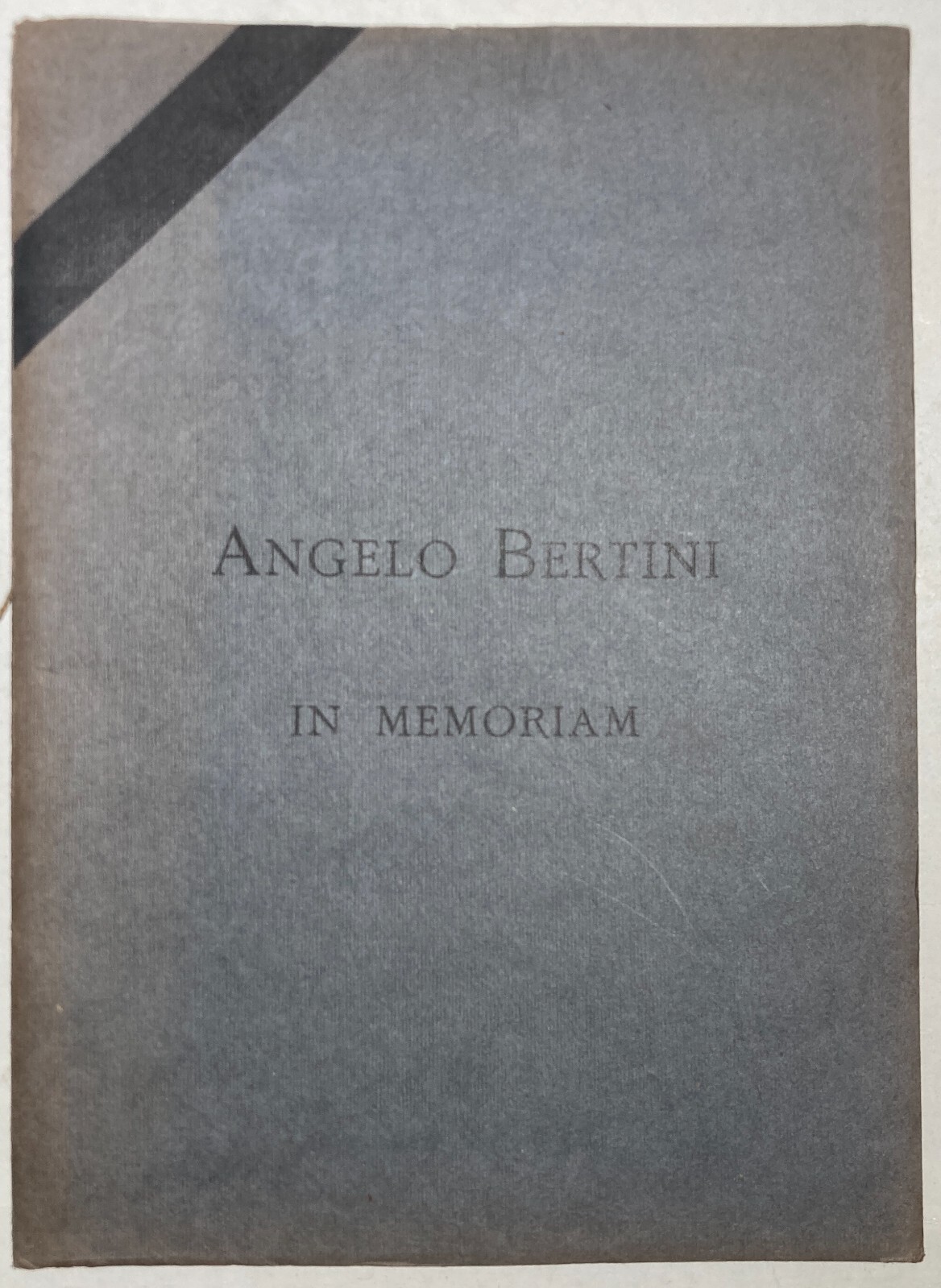 Milano: Scienze, Tecnica, Elettrotecnica   Angelo Bertini   In Memoriam