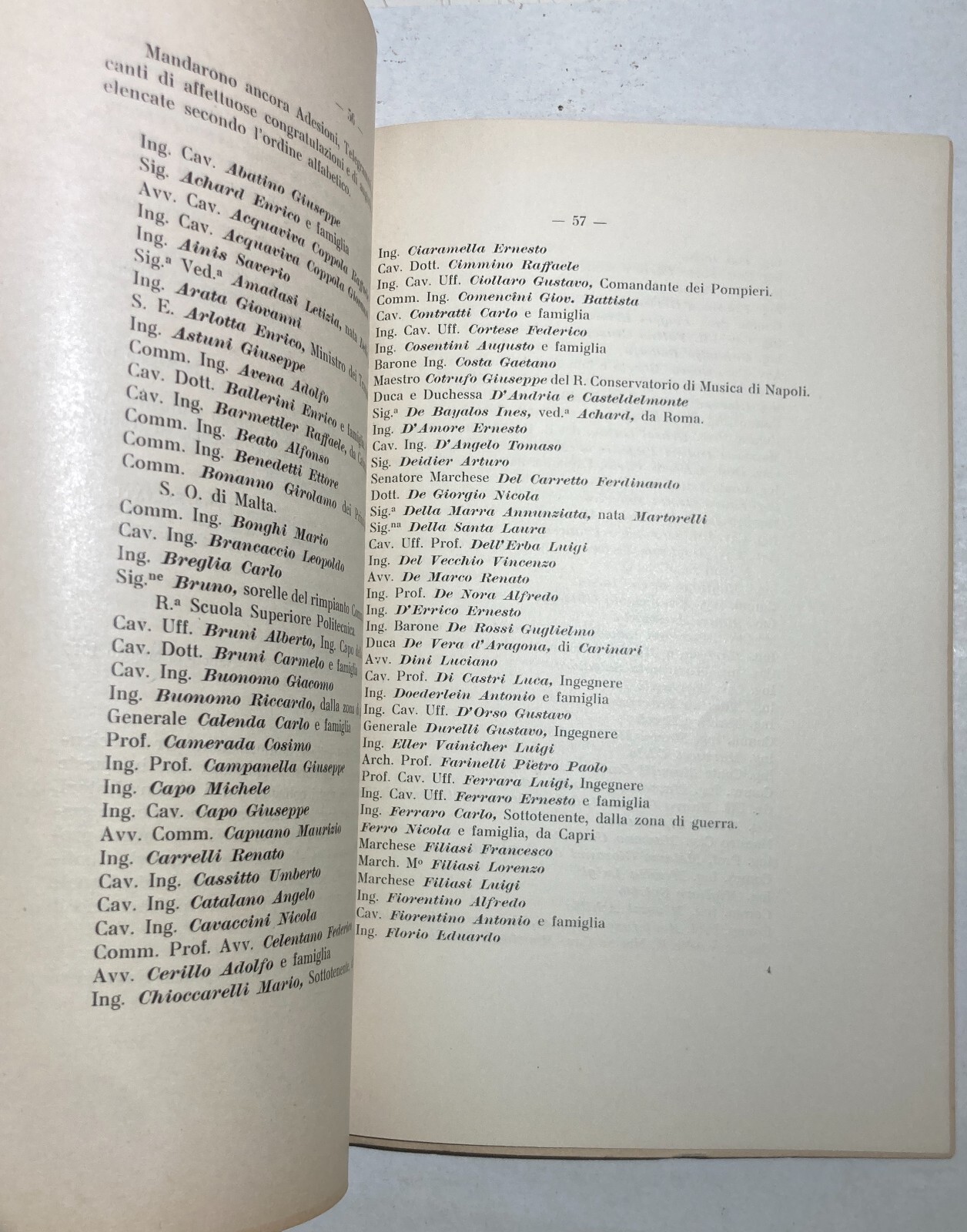 Elettricità, Elettrotecnica, Napoli: Onoranze Al Prof. Paolo Boubée   Antica Edizione   1916