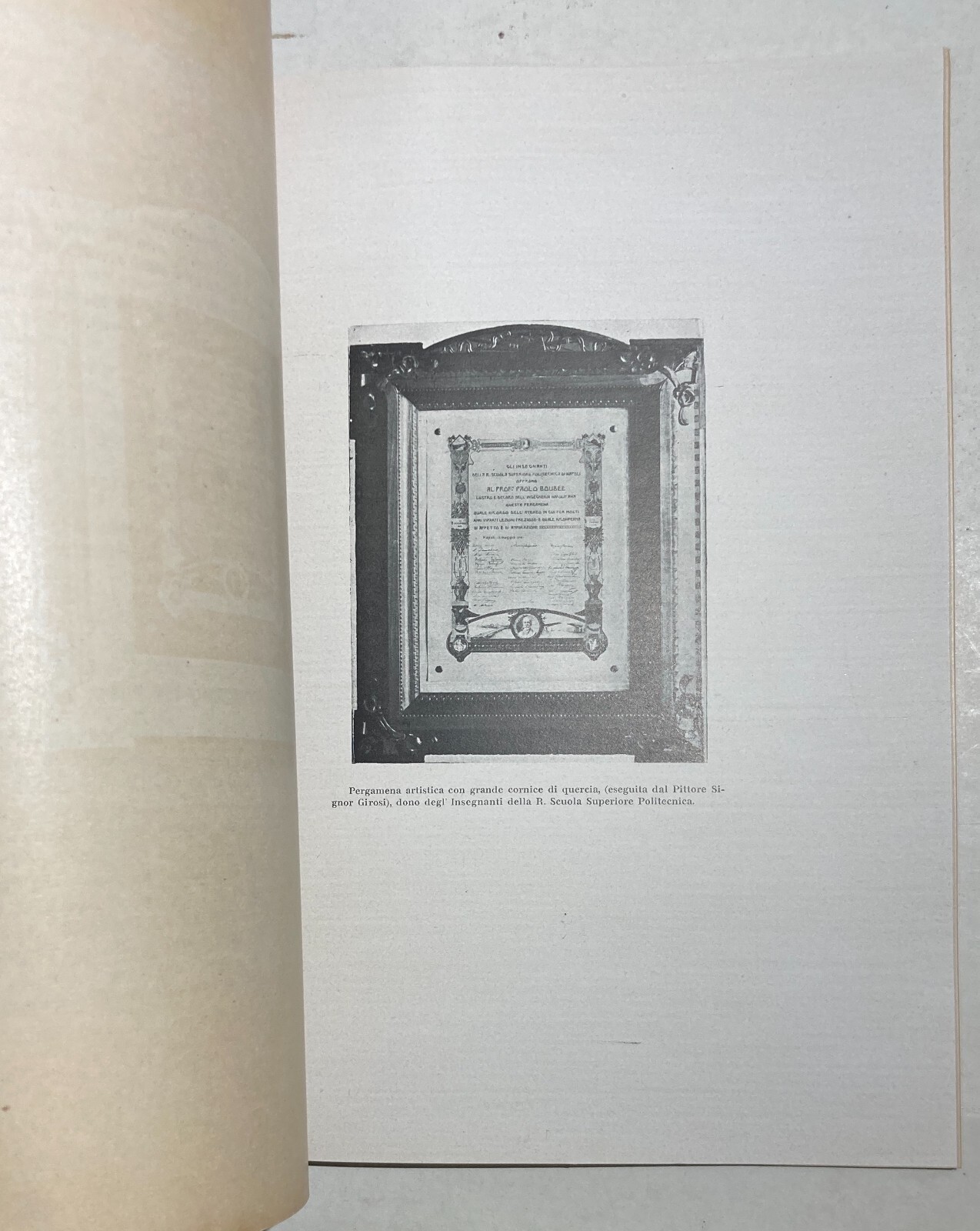 Elettricità, Elettrotecnica, Napoli: Onoranze Al Prof. Paolo Boubée   Antica Edizione   1916