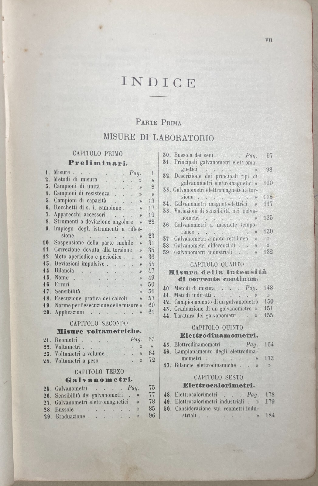 Elettricità, Elettrotecnica E Strumentazione Veroi 1909