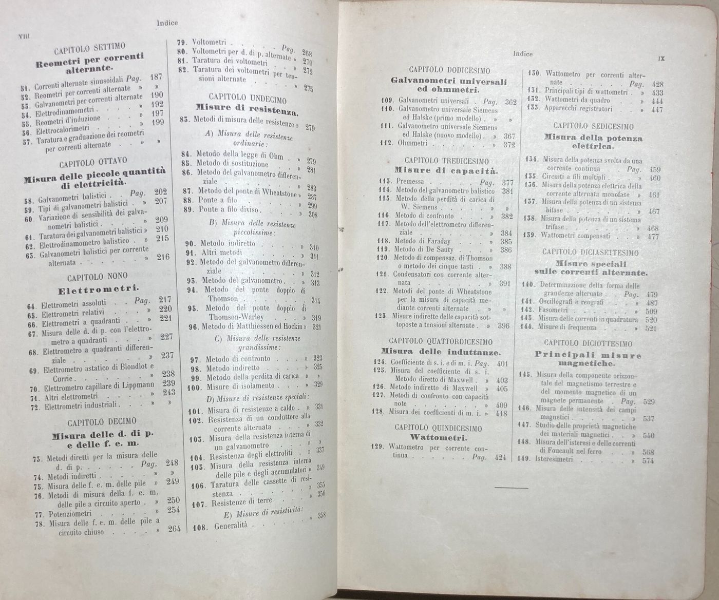 Elettricità, Elettrotecnica E Strumentazione   Veroi   1909