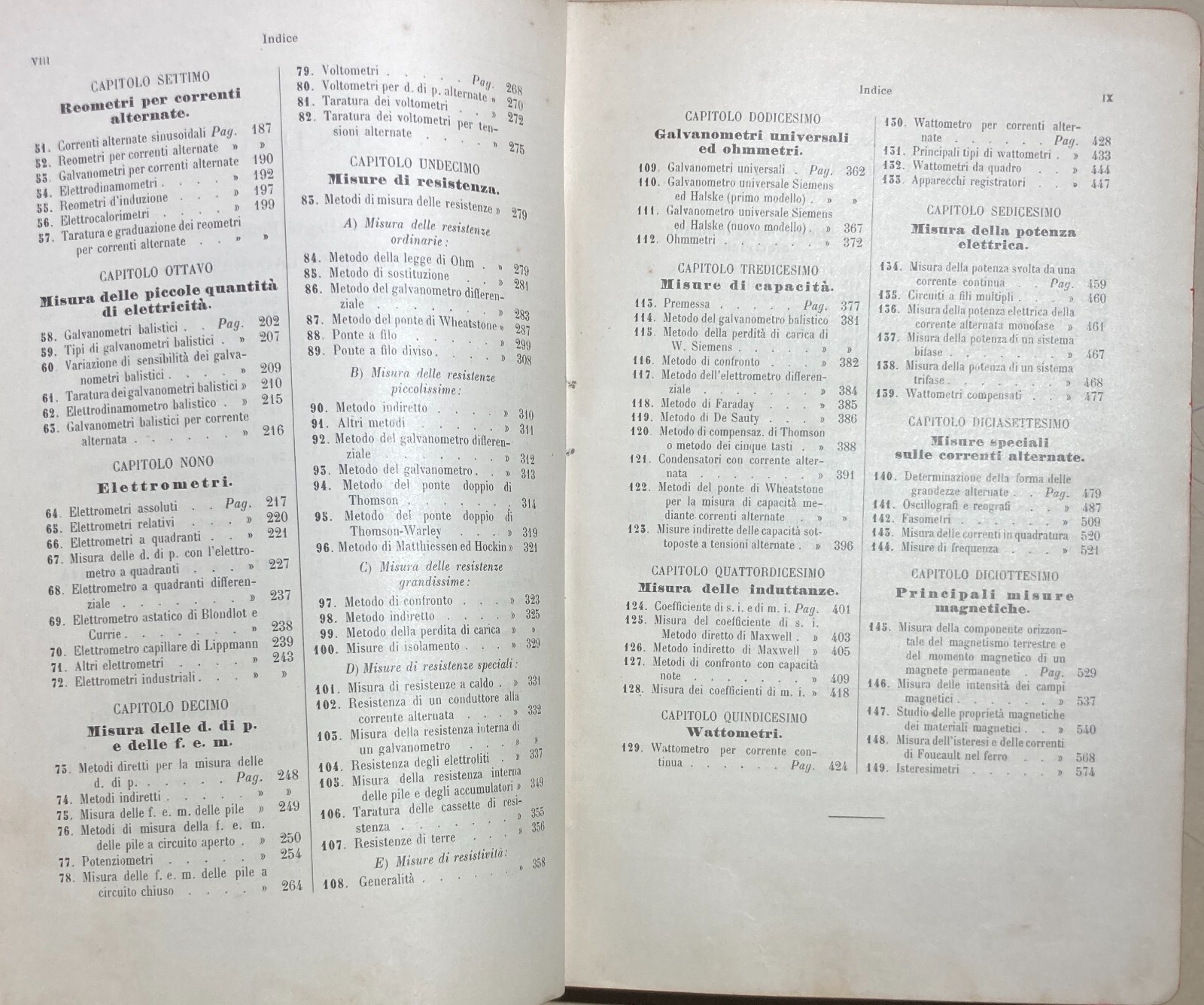 Elettricità, Elettrotecnica E Strumentazione Veroi 1909