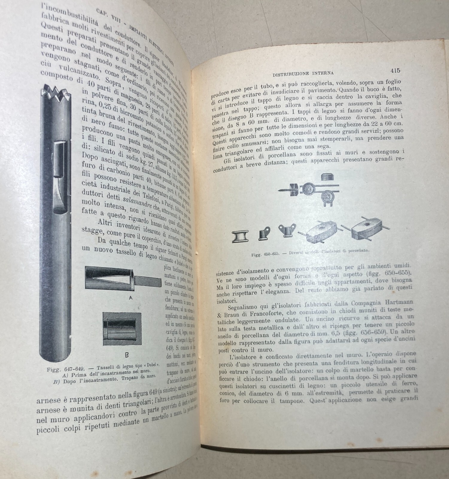 Elettricità, Elettrotecnica, Montatore Elettricista: Antico Manuale   Laffargue   1916