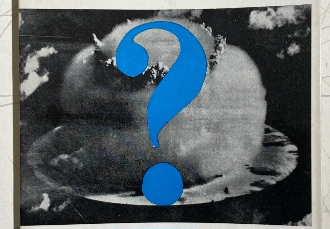 Scienze: Fisica Nucleare, Bomba Atomica. Martin, Einstein, 1955