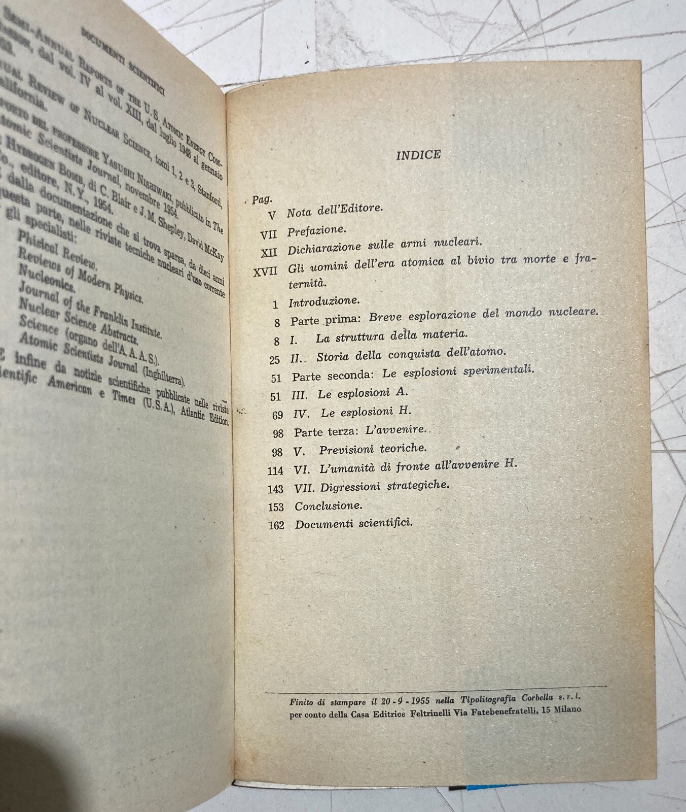 Scienze: Fisica Nucleare, Bomba Atomica. Martin, Einstein, 1955