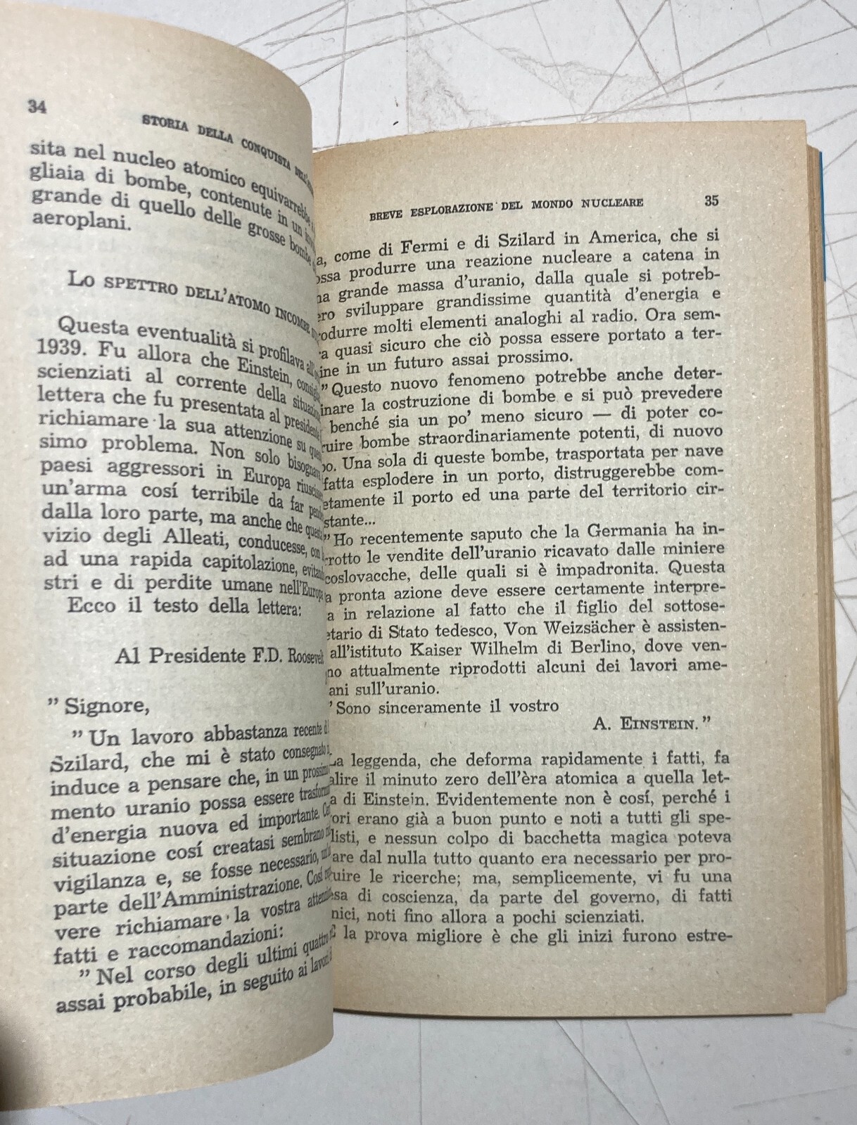 Scienze: Fisica Nucleare, Bomba Atomica. Martin, Einstein, 1955