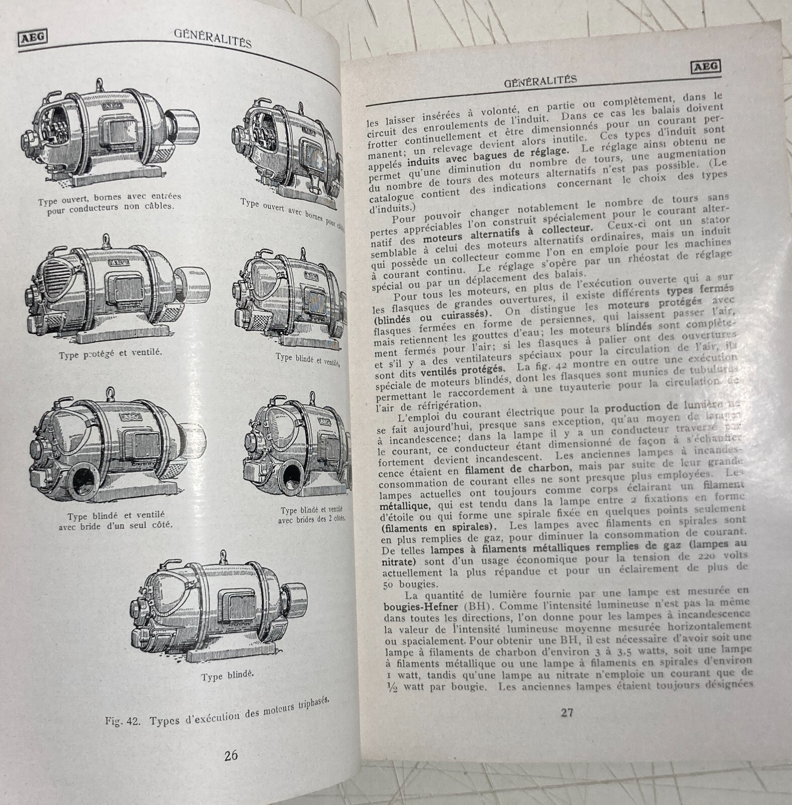 Scienze   Fisica   Elettricità   Elettrotecnica   AEG   Manuale Illustrato (1924)