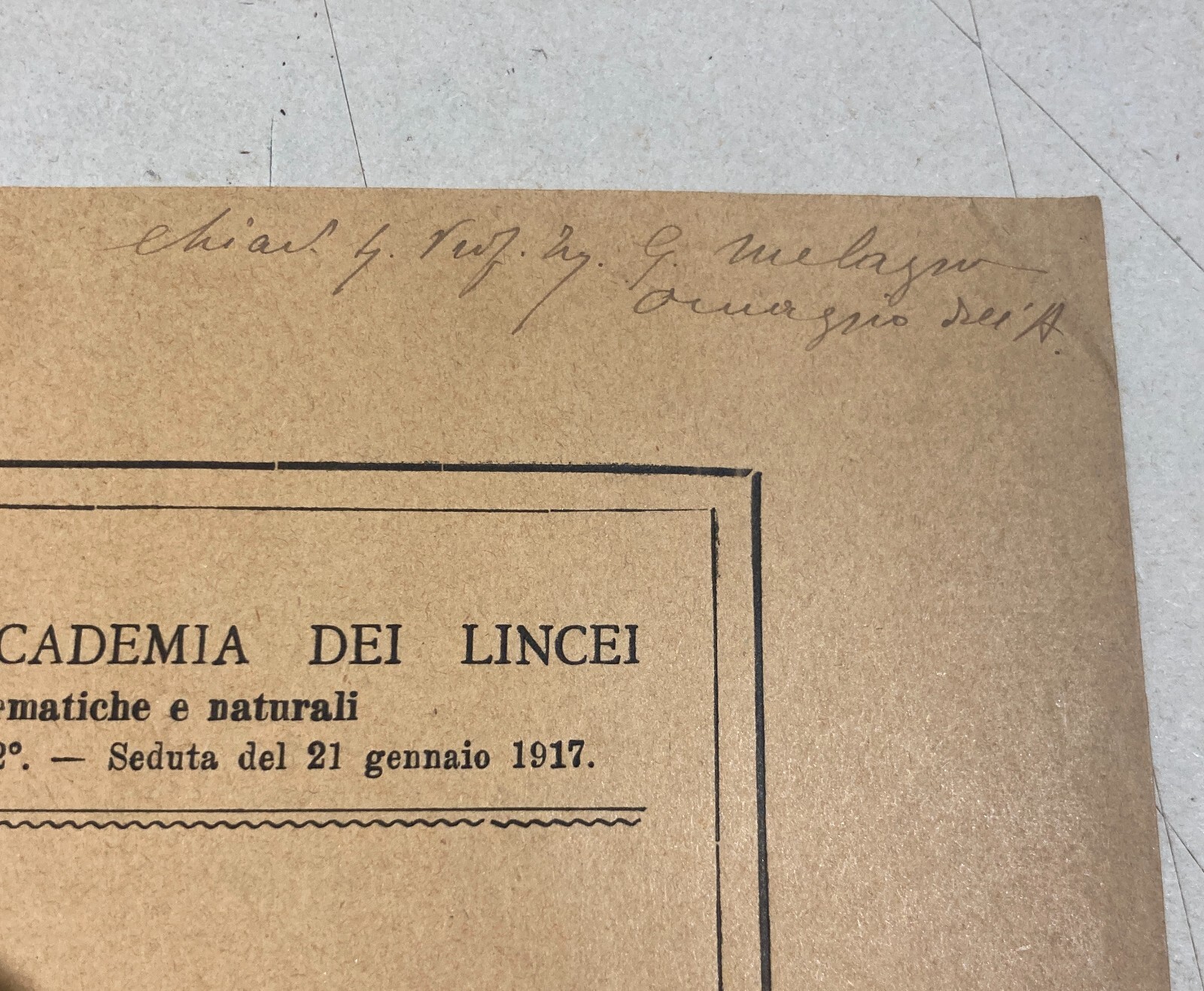 Washington Del Regno, La Corrente Termo Ionica Nelle Comuni Lampade Ad Incandescenza, Roma, 1917