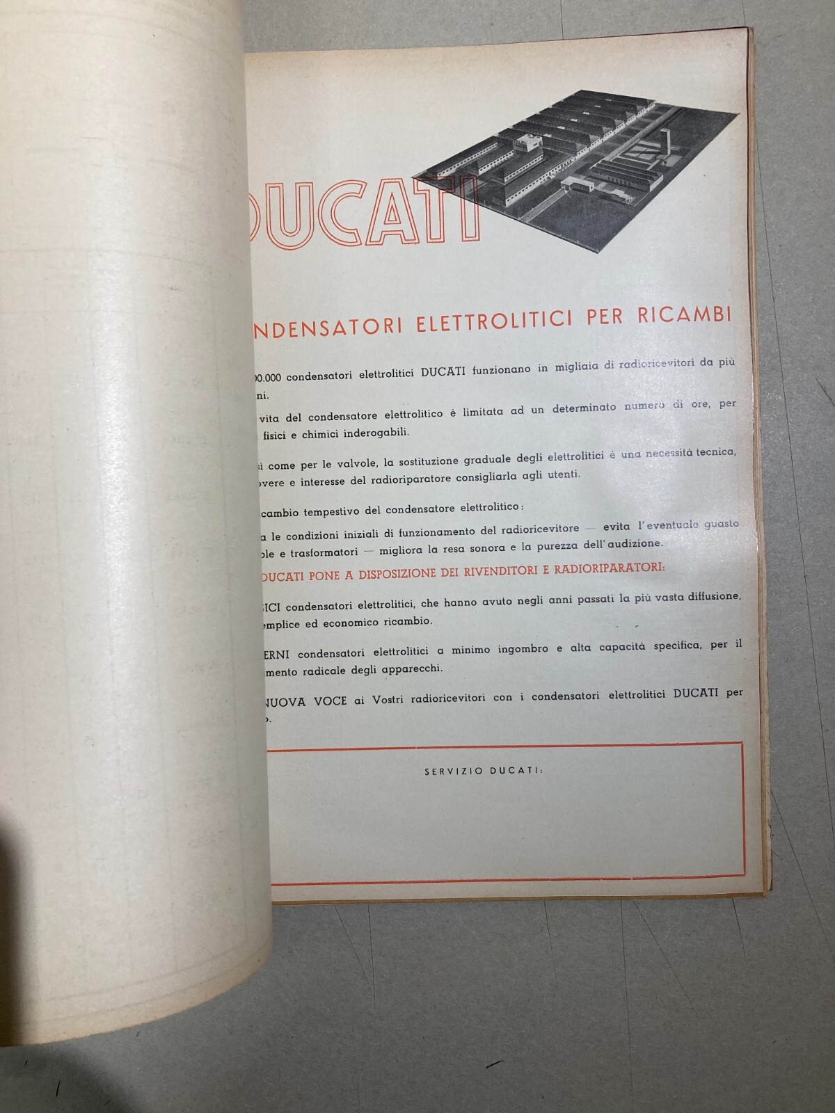 Elettricità, Elettrotecnica, Condensatori Ducati: Catalogo Listino Illustrato, 1941