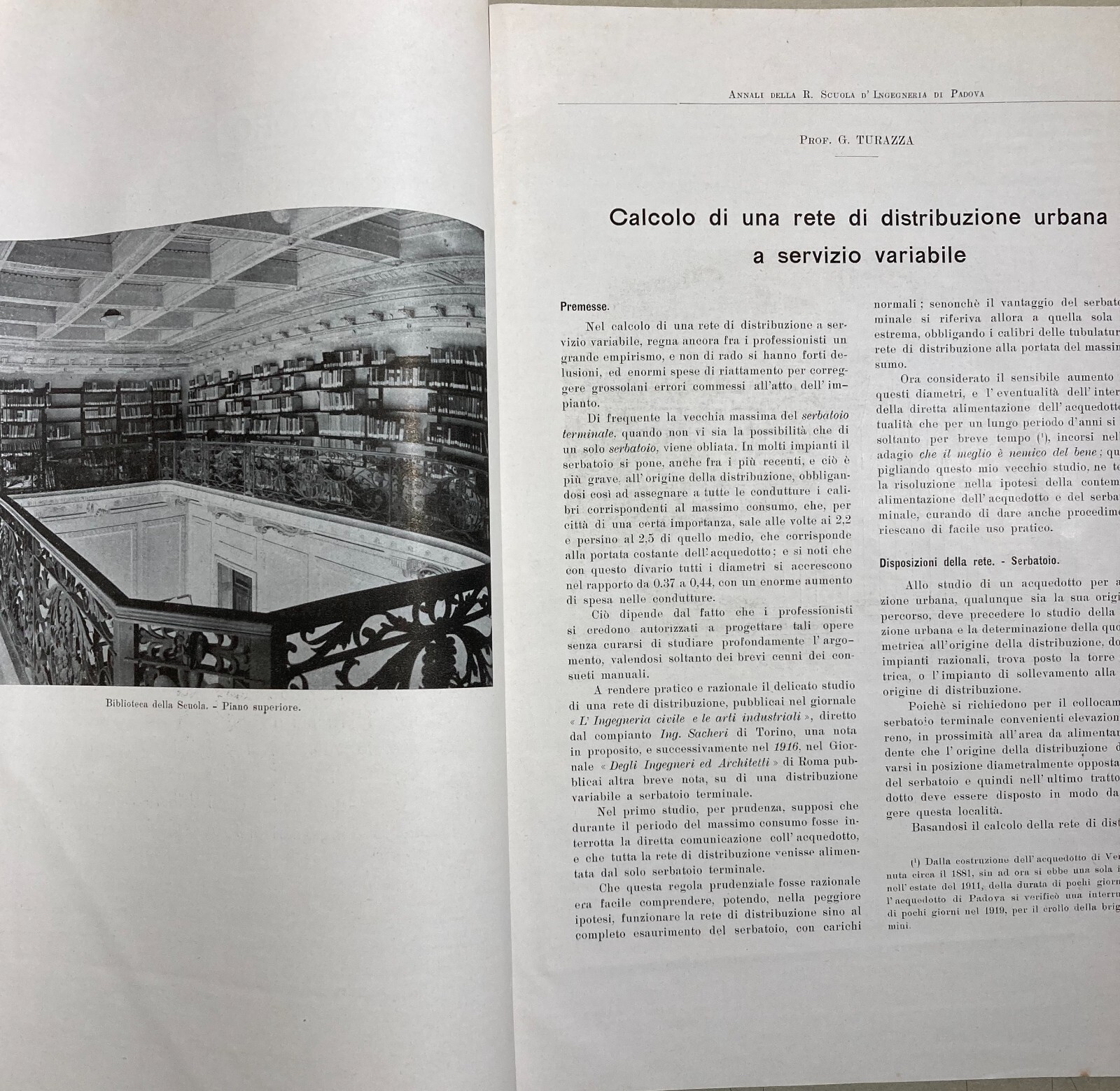 Annali Della R. Scuola d'Ingegneria Di Padova, 1925