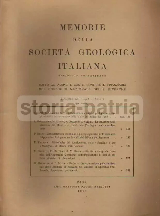 Geologia, Cartografia E Storia Locale Geologica Italiana: Collezione Di Volumi E Mappe