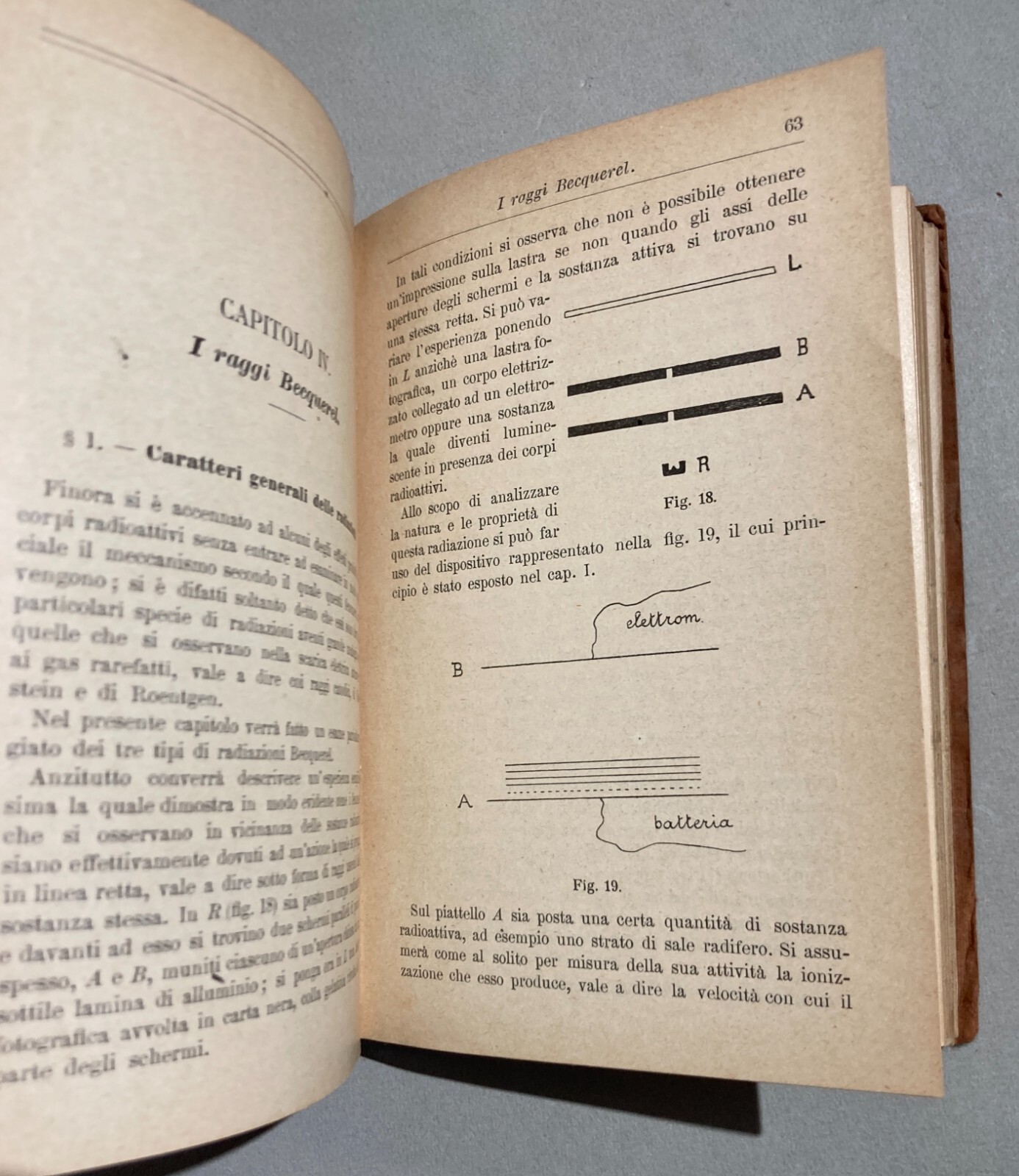 Scienze, Fisica, Radioattività, Becquerel: Antica Edizione Hoepli, Blanc, Illustrato