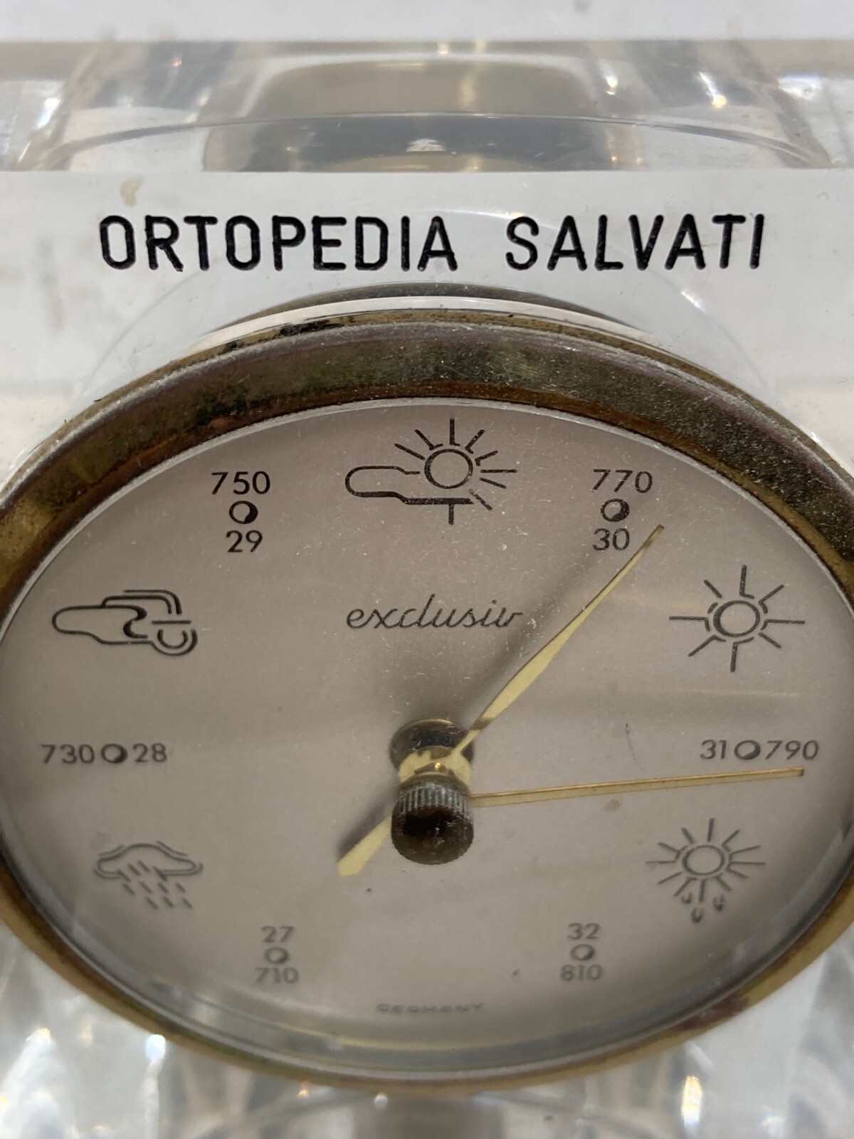 Tecnica, Clima, Barometro Exclusiv Germany, Pubblicitario Ortopedia Salvati