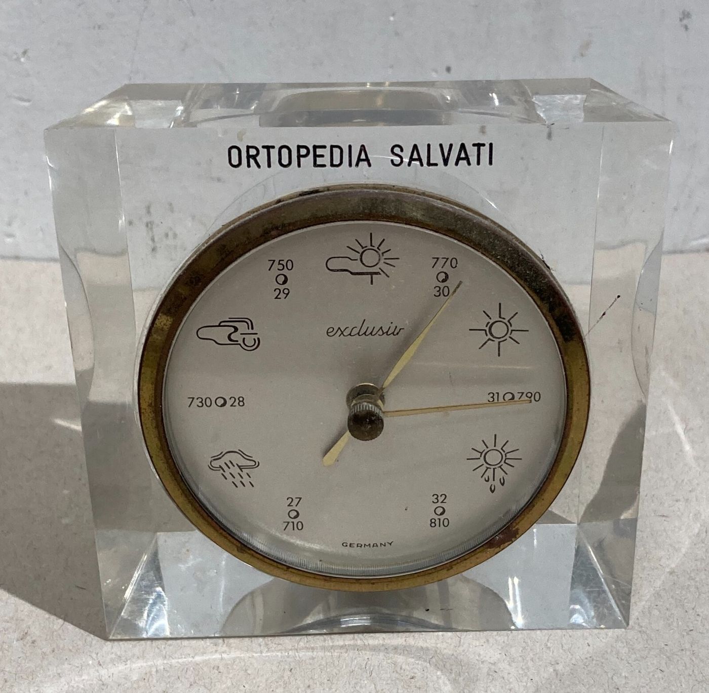 Tecnica, Clima, Barometro Exclusiv Germany, Pubblicitario Ortopedia Salvati