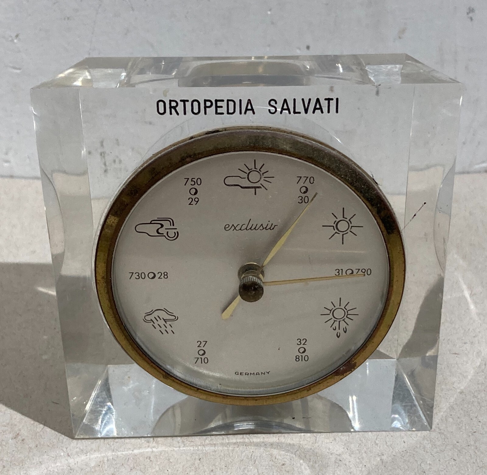 Tecnica, Clima, Barometro Exclusiv Germany, Pubblicitario Ortopedia Salvati