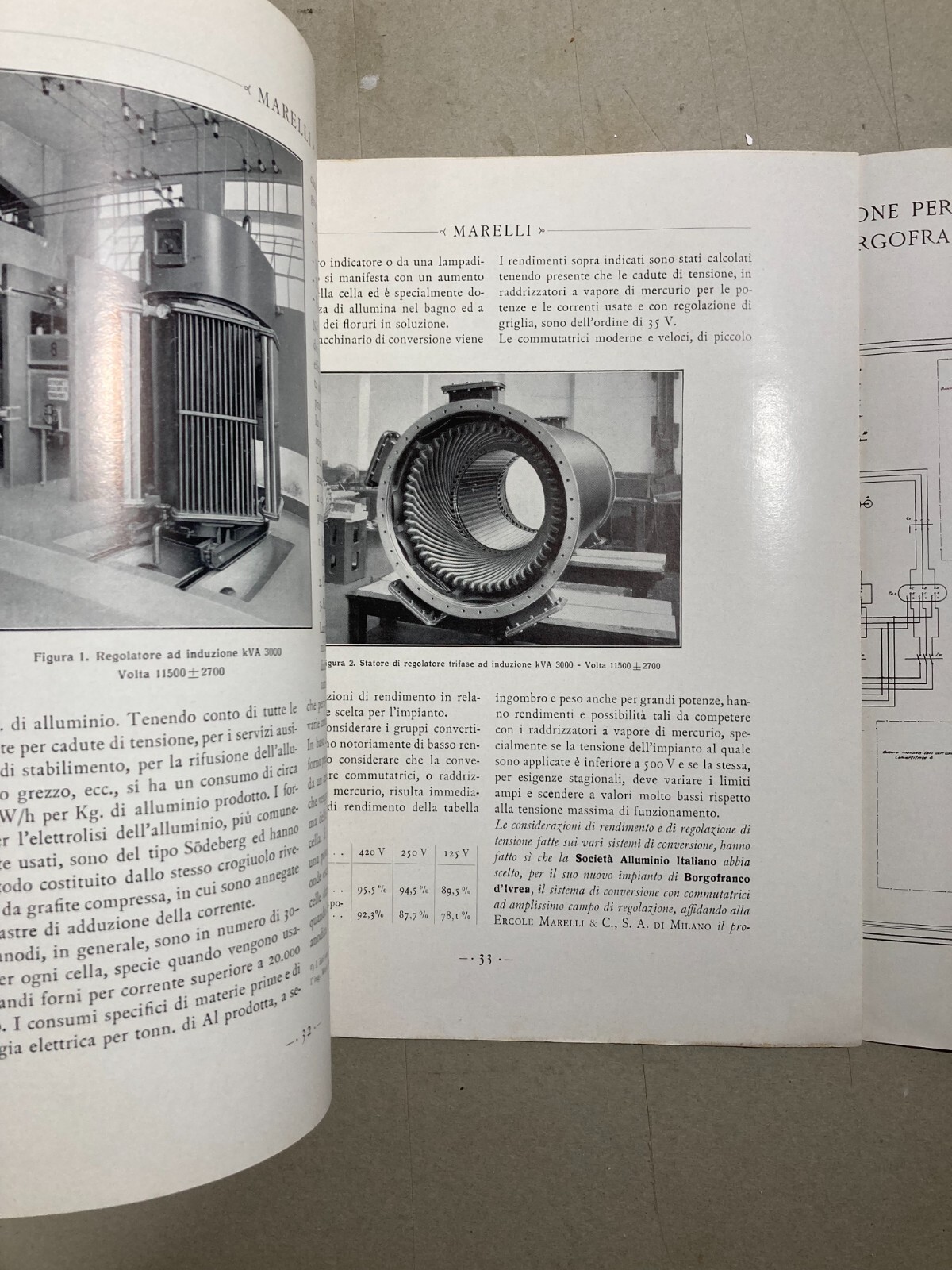 Elettrotecnica Marelli, Centrale Di Borgofranco d'Ivrea Illustrato D'Epoca, 1941