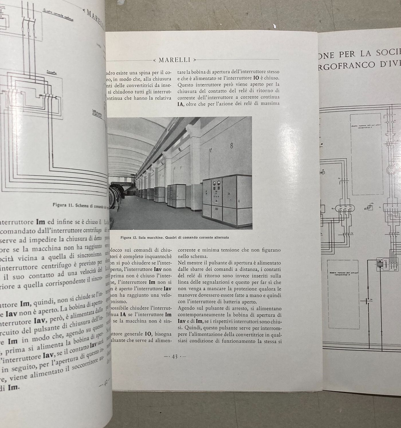 Elettrotecnica Marelli, Centrale Di Borgofranco d'Ivrea   Illustrato D'Epoca, 1941