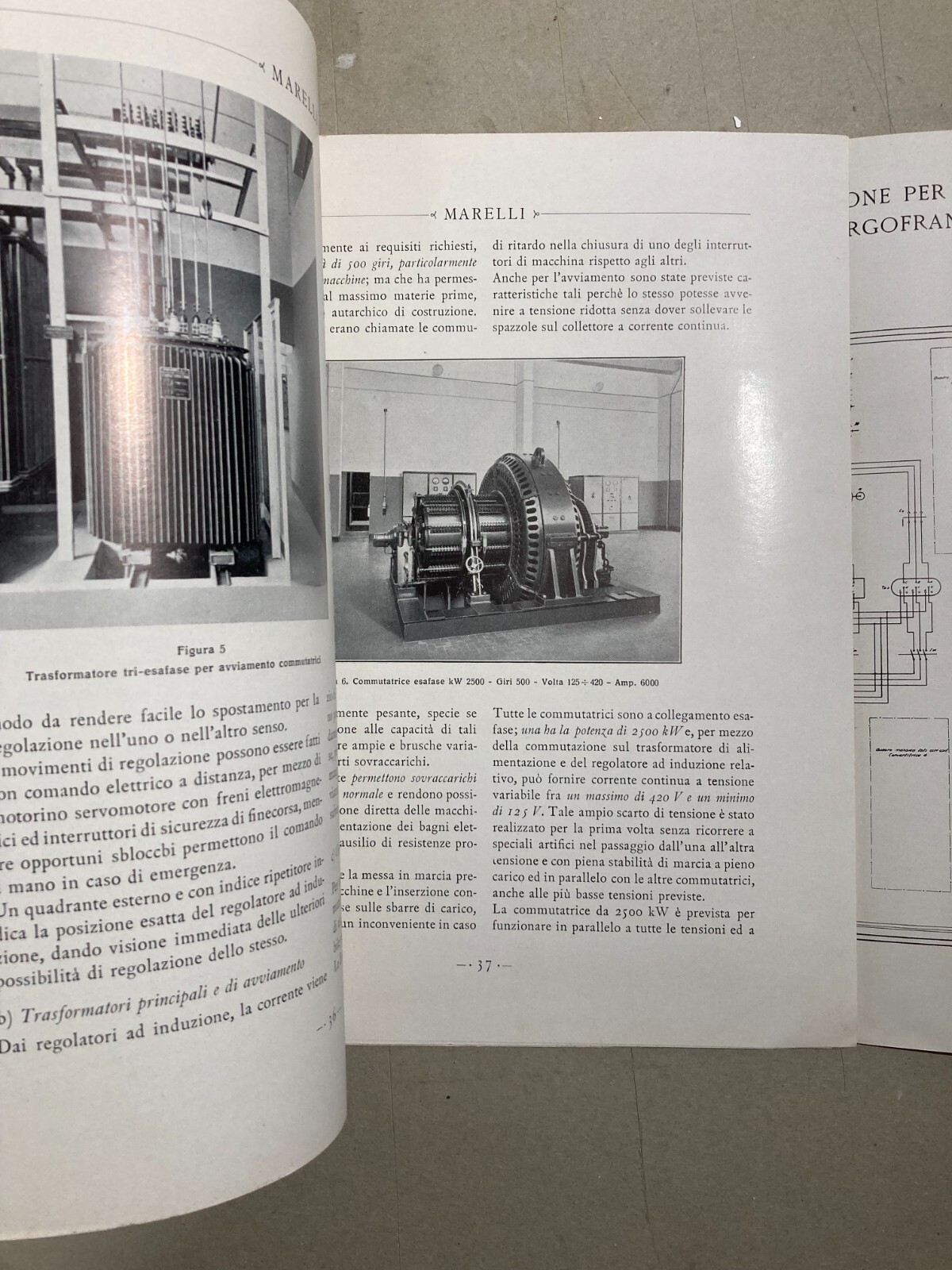 Elettrotecnica Marelli, Centrale Di Borgofranco d'Ivrea Illustrato D'Epoca, 1941