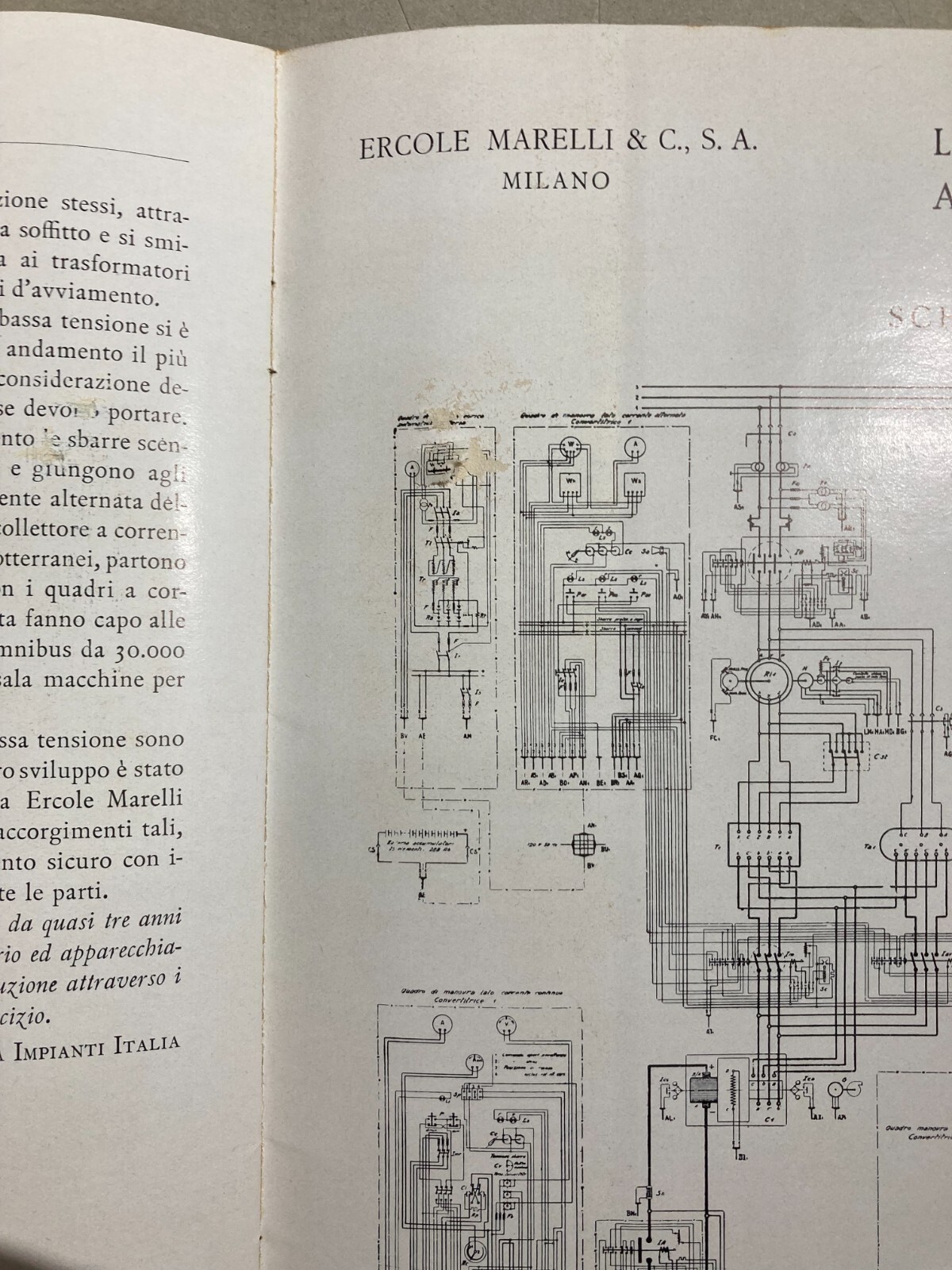 Elettrotecnica Marelli, Centrale Di Borgofranco d'Ivrea Illustrato D'Epoca, 1941