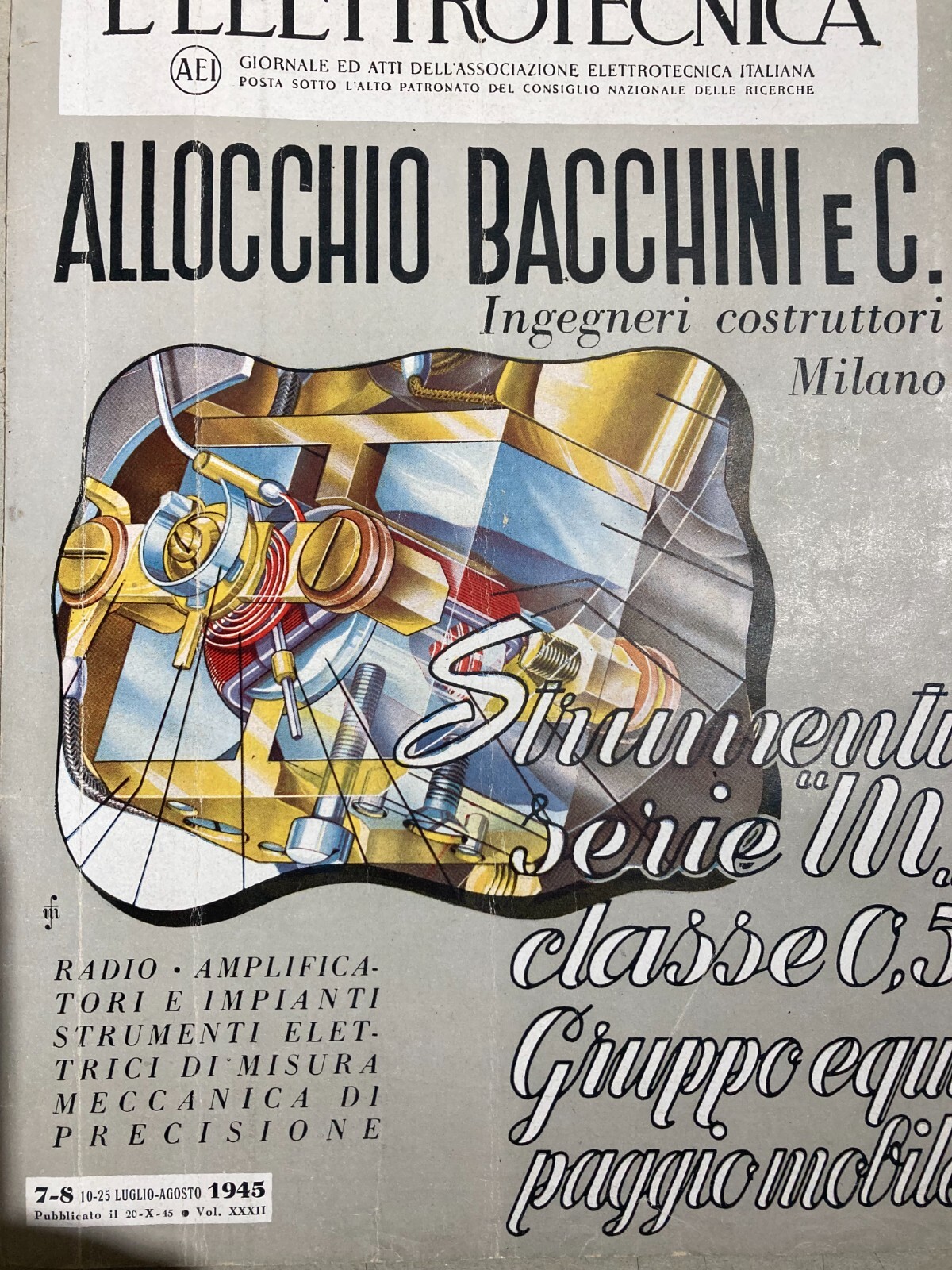 Elettrotecnica, Elettricità E Pubblicità Industriale: L'Elettrotecnica, 1945