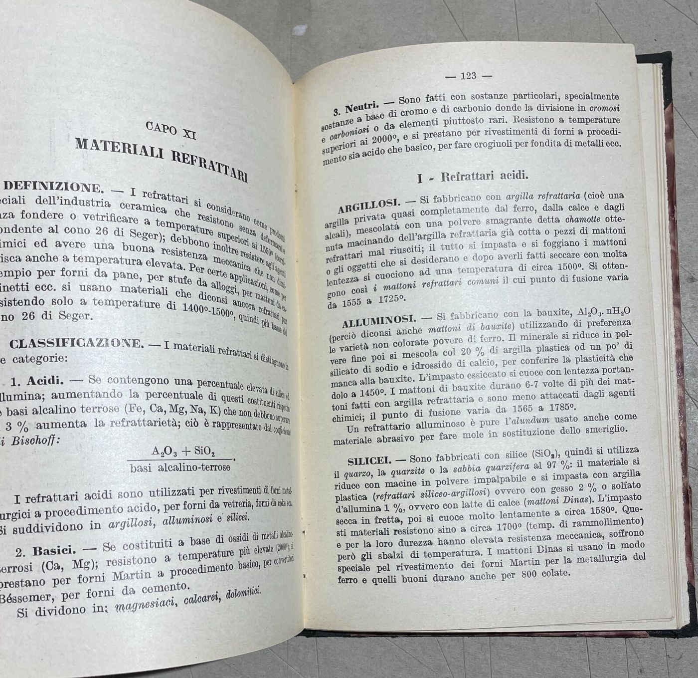 Chimica Applicata Ai Materiali Da Costruzione, Giuseppe Della Beffa, 1954