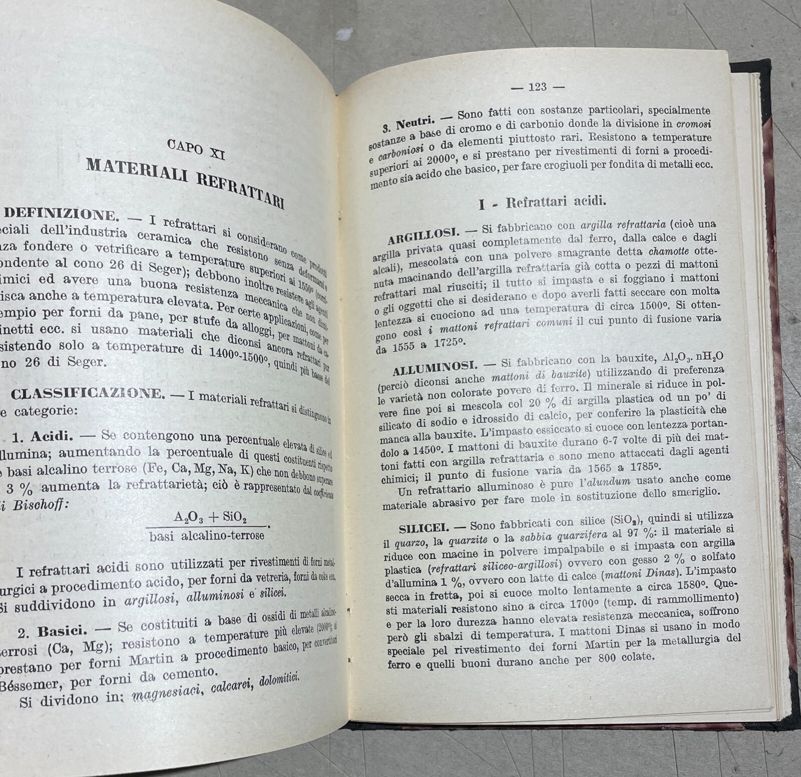 Chimica Applicata Ai Materiali Da Costruzione, Giuseppe Della Beffa, 1954