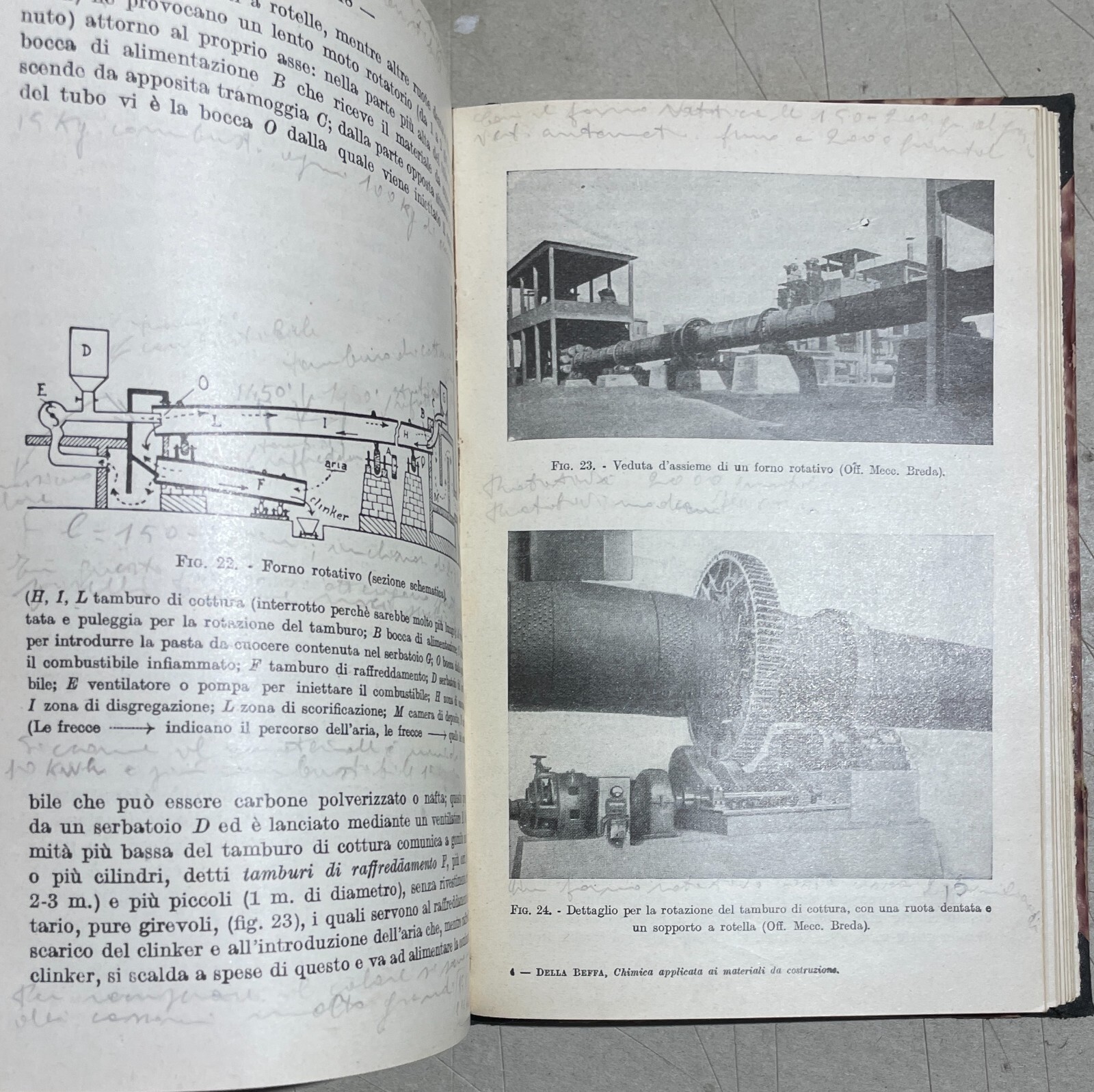 Chimica Applicata Ai Materiali Da Costruzione, Giuseppe Della Beffa, 1954