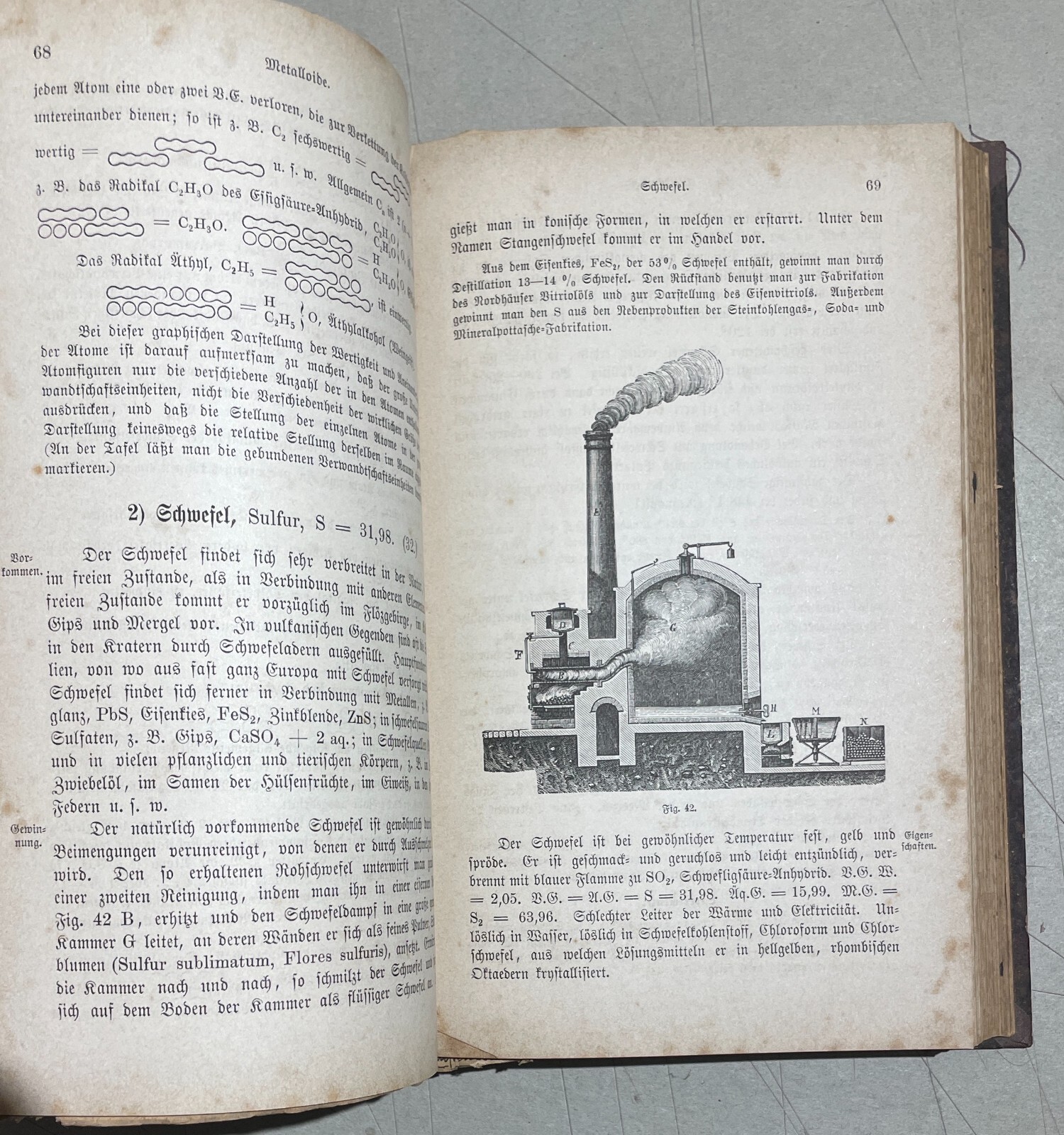 Scienze   Chimica Organica E Inorganica   Mineralogia   Antica Edizione Tedesca   1887