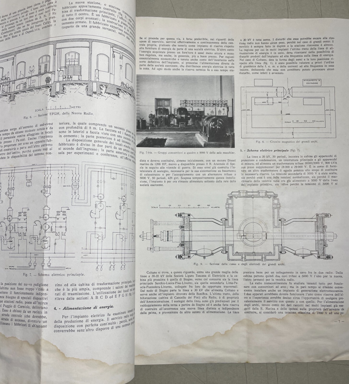 Il Centro Radiotelegrafico Di Coltano   G. Vallauri   Regia Marina   1923