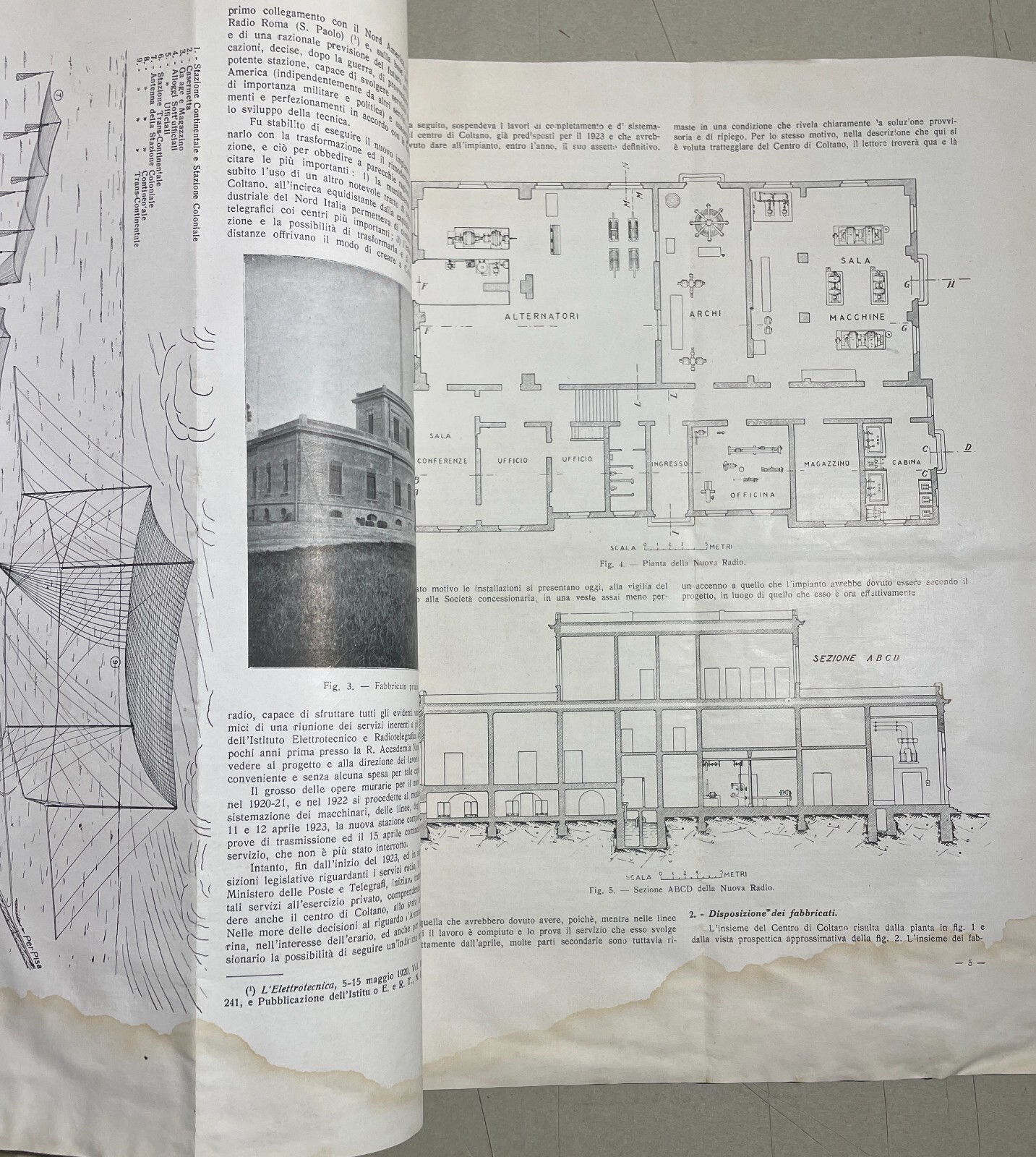 Il Centro Radiotelegrafico Di Coltano   G. Vallauri   Regia Marina   1923