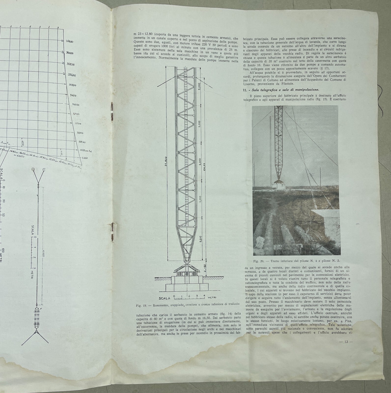 Il Centro Radiotelegrafico Di Coltano   G. Vallauri   Regia Marina   1923