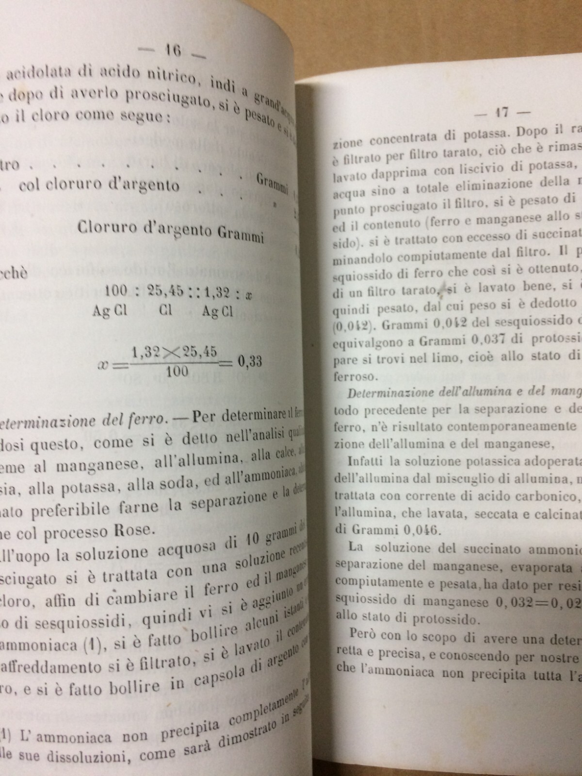 Sicilia, Sclafani: Analisi Qualitativa E Quantitativa Del Limo Delle Acque Termominerali. Silvestro Zinno, 1872