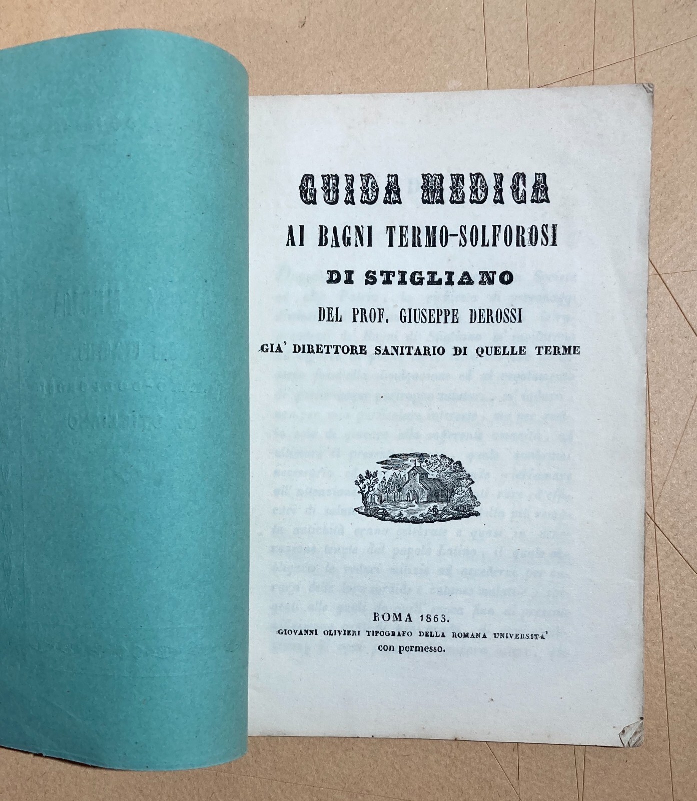 Guida Medica Ai Bagni Di Stigliano (1863)