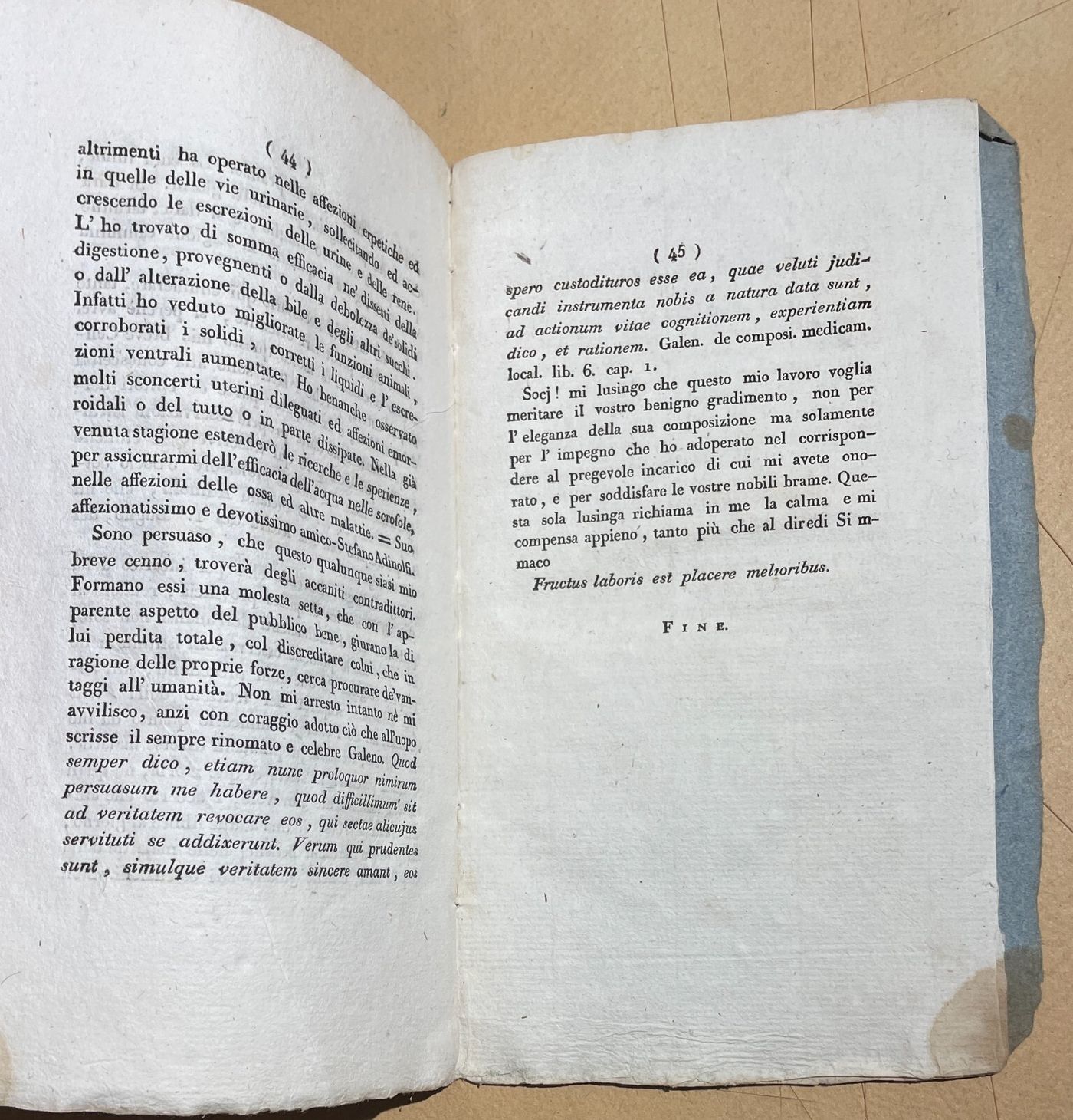 Medicina, Chimica E Acque Minerali Di Salerno, Anselmo Macrì, 1827