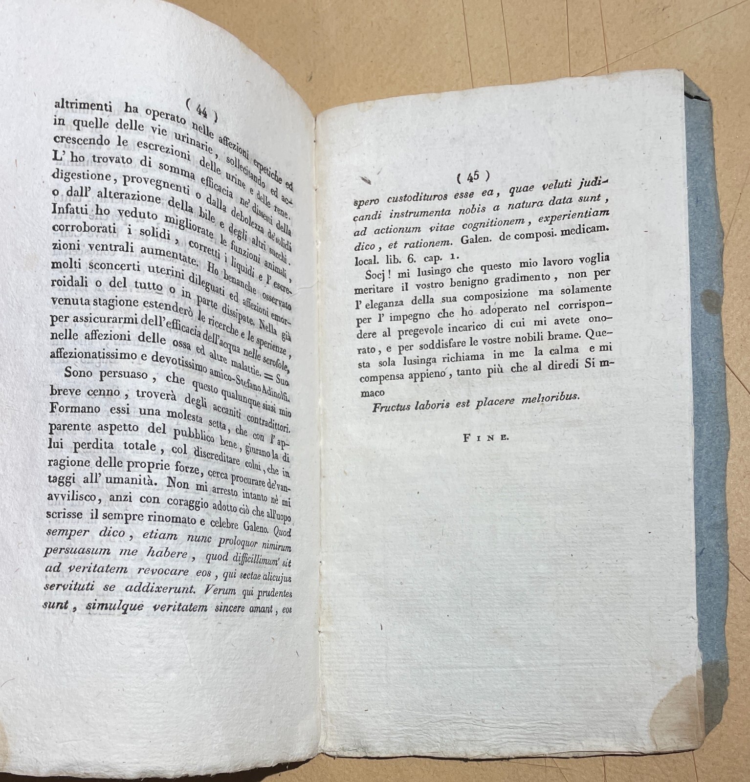 Medicina, Chimica E Acque Minerali Di Salerno, Anselmo Macrì, 1827