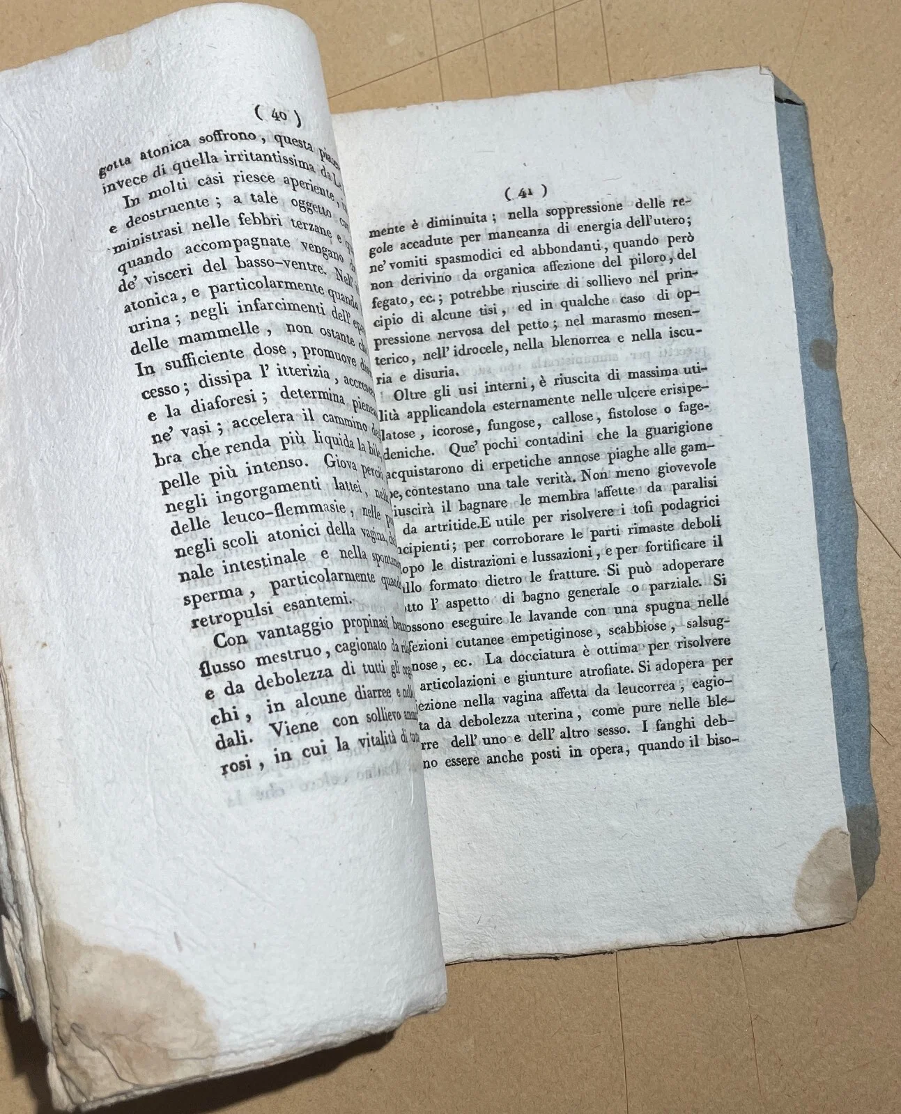 Medicine, Chemistry and the Mineral Waters of Salerno, Anselmo Macri, 1827