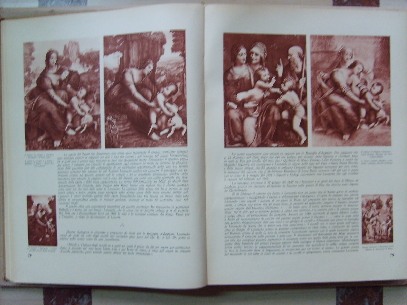 Leonardo Da Vinci: Arte, Pittura, Scienze, Ottica. Monumentale Opera Illustrata, 1940