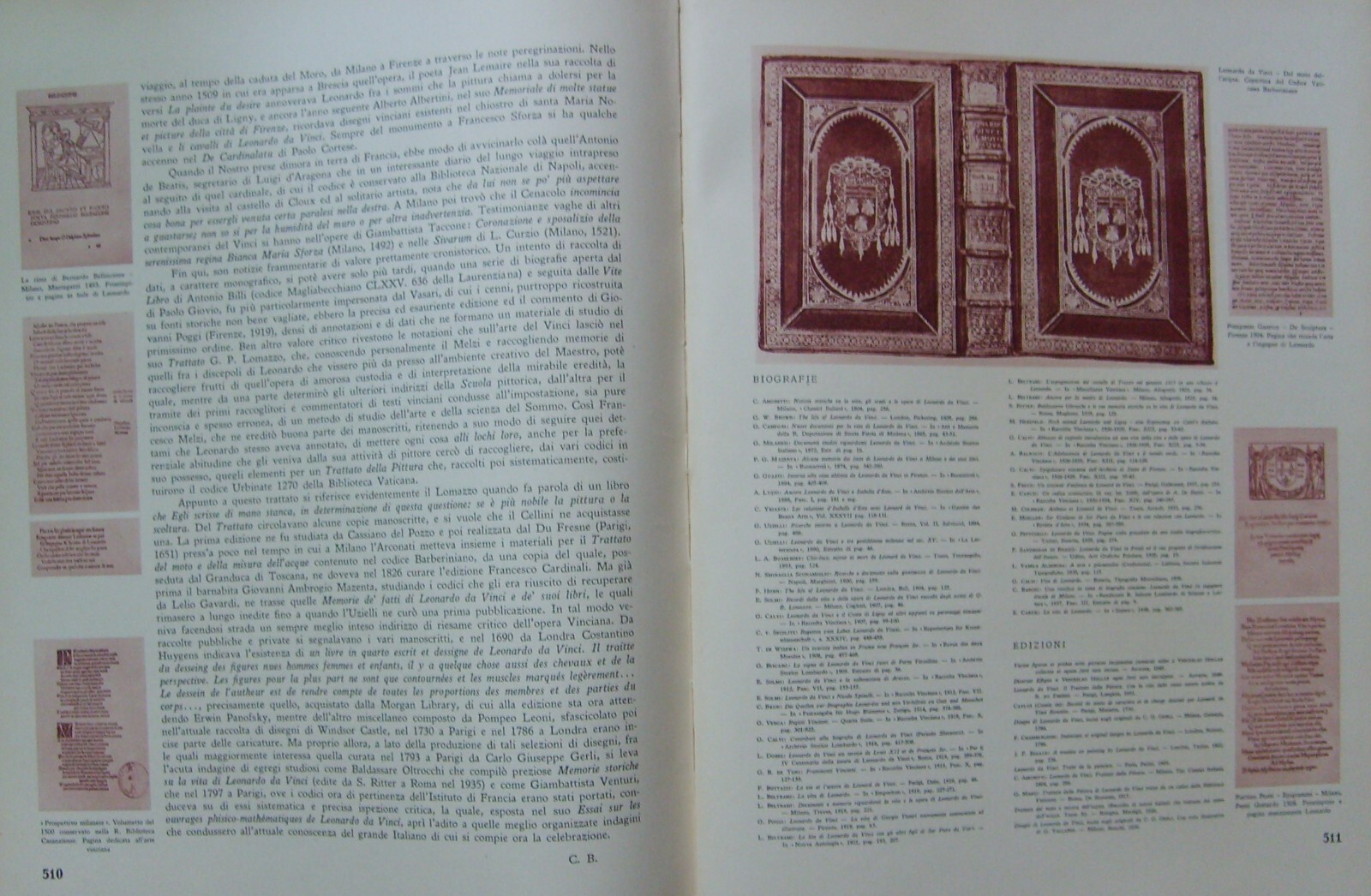 Leonardo Da Vinci: Arte, Pittura, Scienze, Ottica. Monumentale Opera Illustrata, 1940