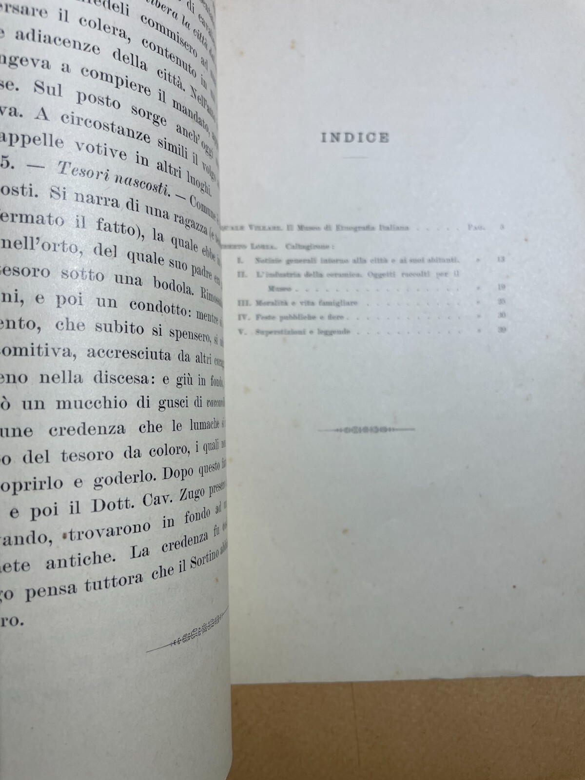 Etnografia, Antropologia E Folklore: Caltagirone. Loria, Villari E Superstizioni (1907)