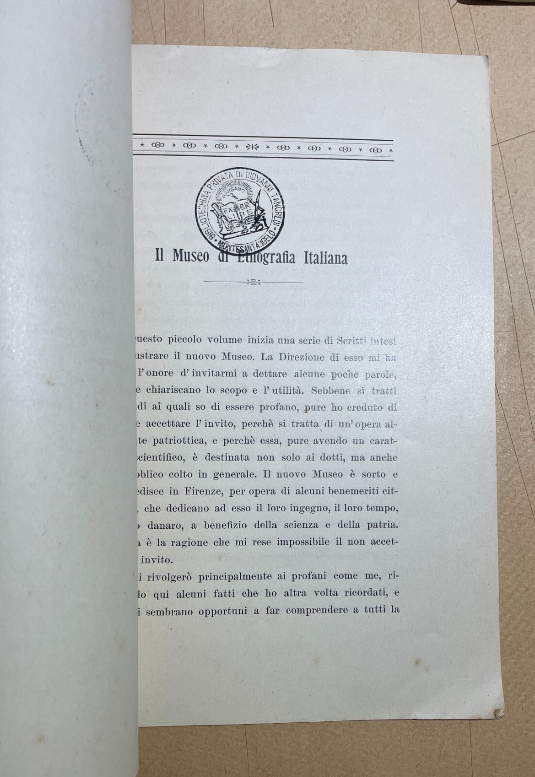 Etnografia, Antropologia E Folklore: Caltagirone. Loria, Villari E Superstizioni (1907)