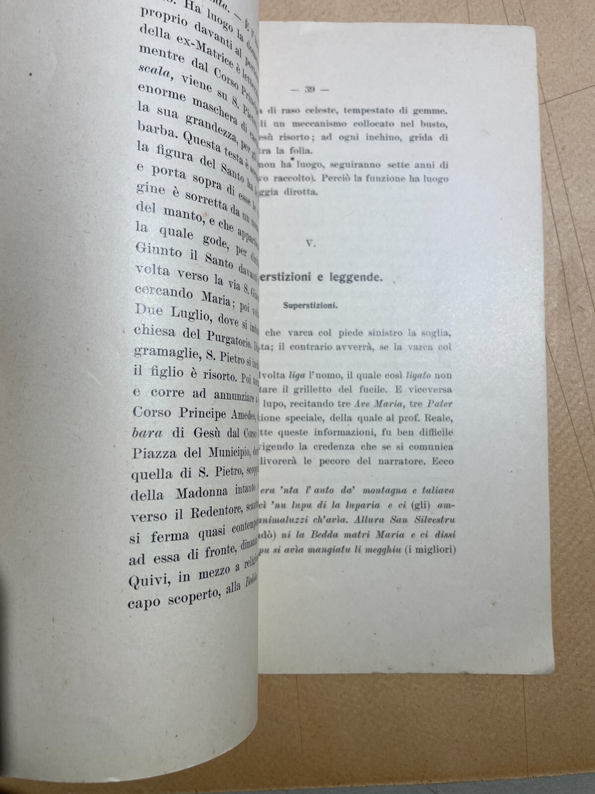Etnografia, Antropologia E Folklore: Caltagirone. Loria, Villari E Superstizioni (1907)