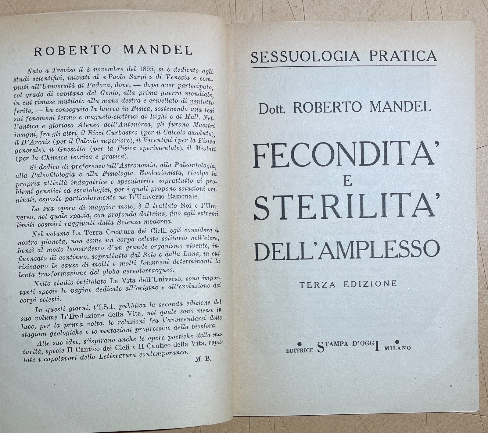 Medicina, Sessuologia, Fecondità E Sterilità Dell'Amplesso