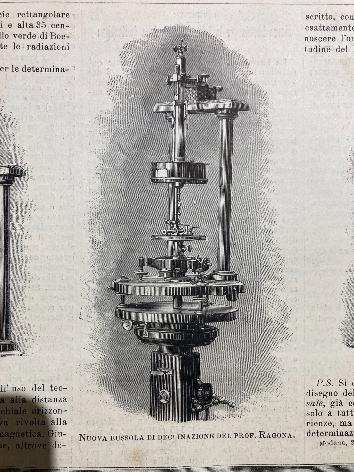 Bussola Ragona E Montecassino: Illustrazioni Xilografiche d'Epoca