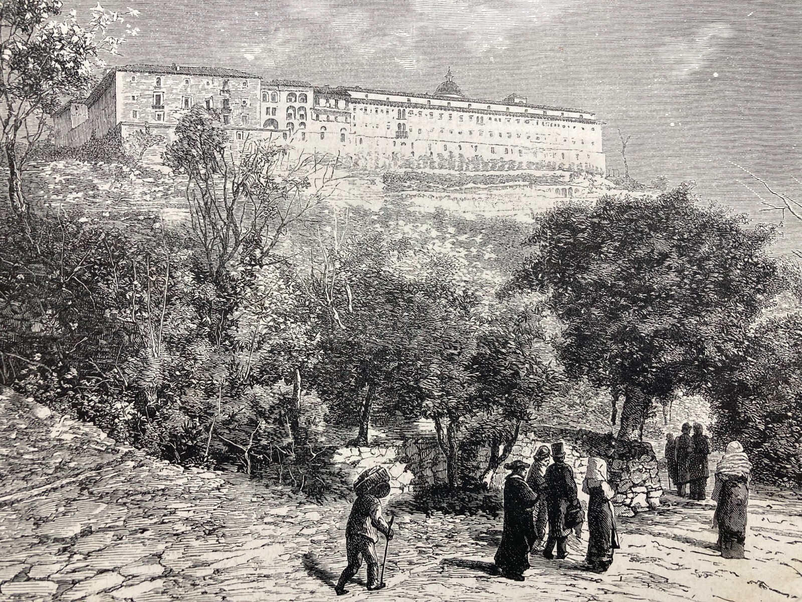 Bussola Ragona E Montecassino: Illustrazioni Xilografiche d'Epoca
