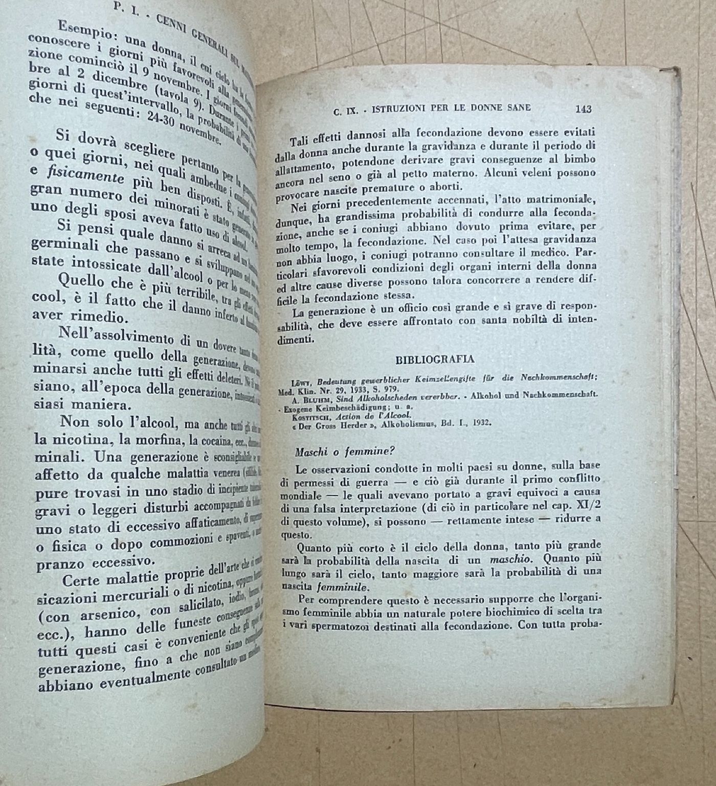 Agenesi E Fecondità Nel Matrimonio   Georg, 1949