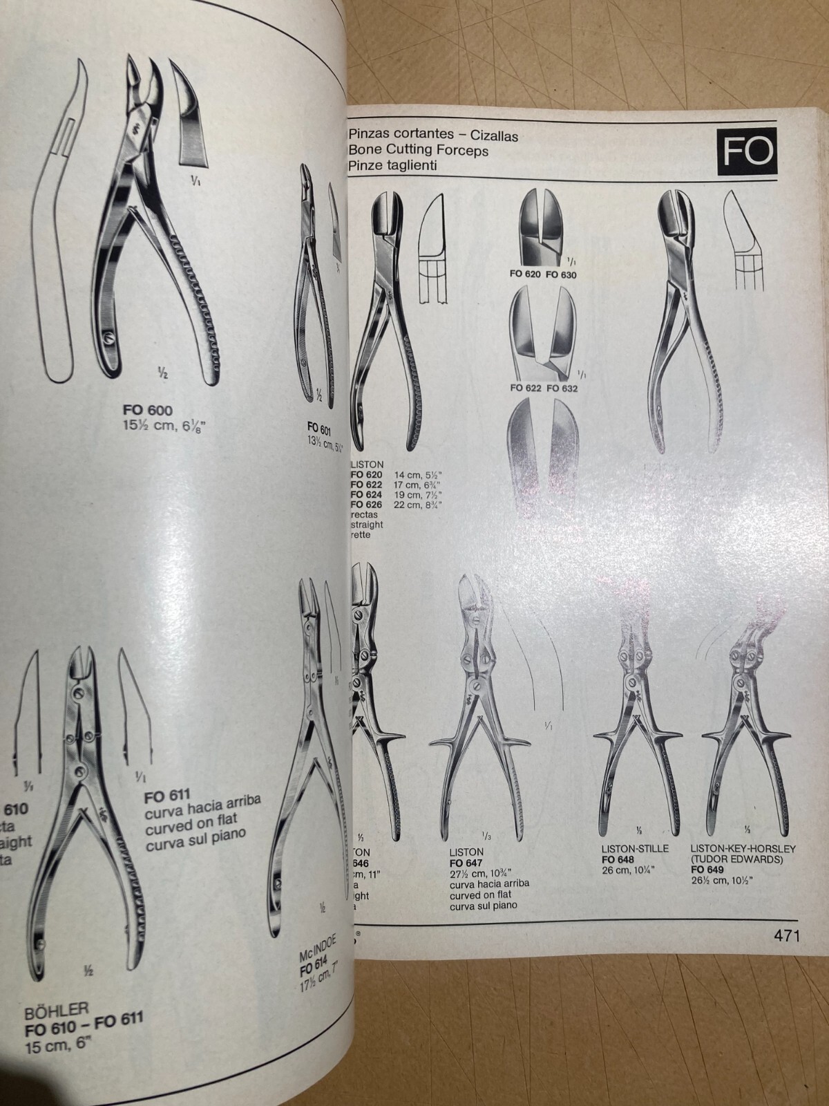 Medicina, Chirurgia, Ortopedia, Ginecologia: Catalogo Strumentazione Ospedaliera