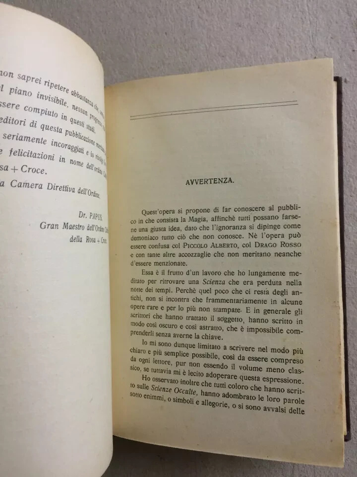 Esoterismo, Occultismo, Magia, Cabala, Astrologia: Genio Benefico   Papus   Lenain (scompleto)