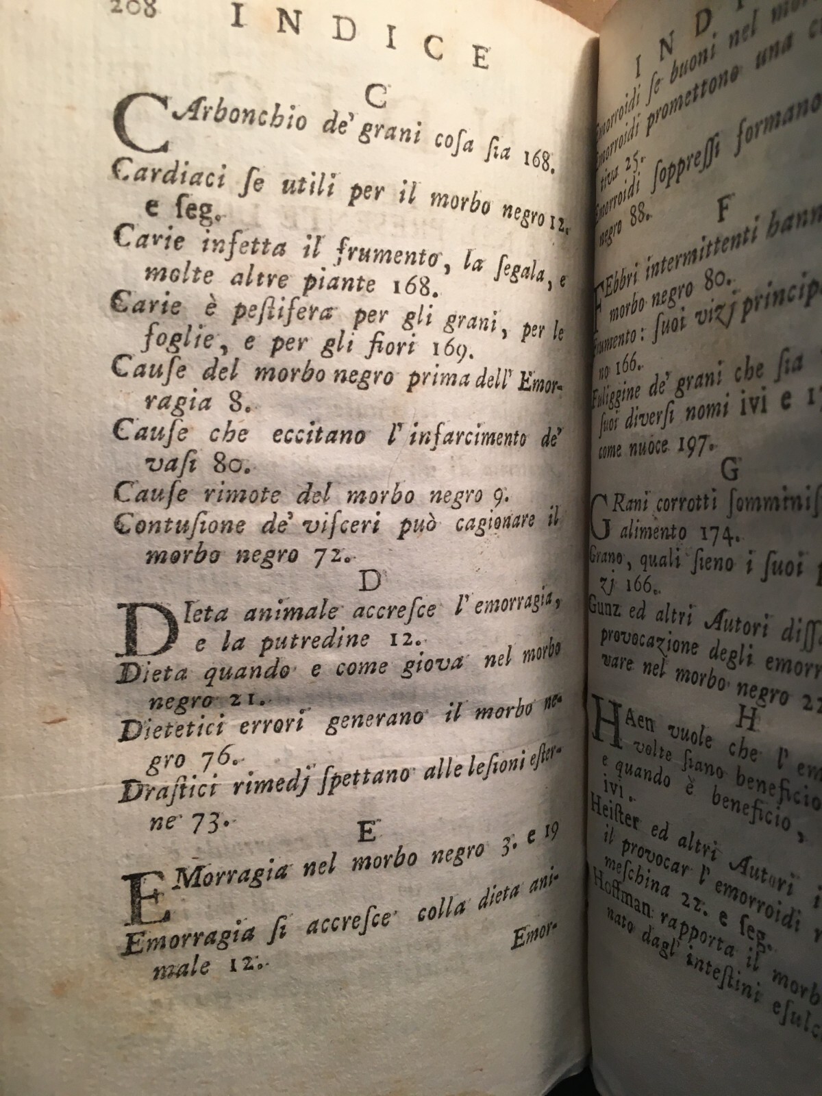 Tissot: Del Morbo Negro   Razze Umane Ed Epidemiologia (Napoli, 1778)
