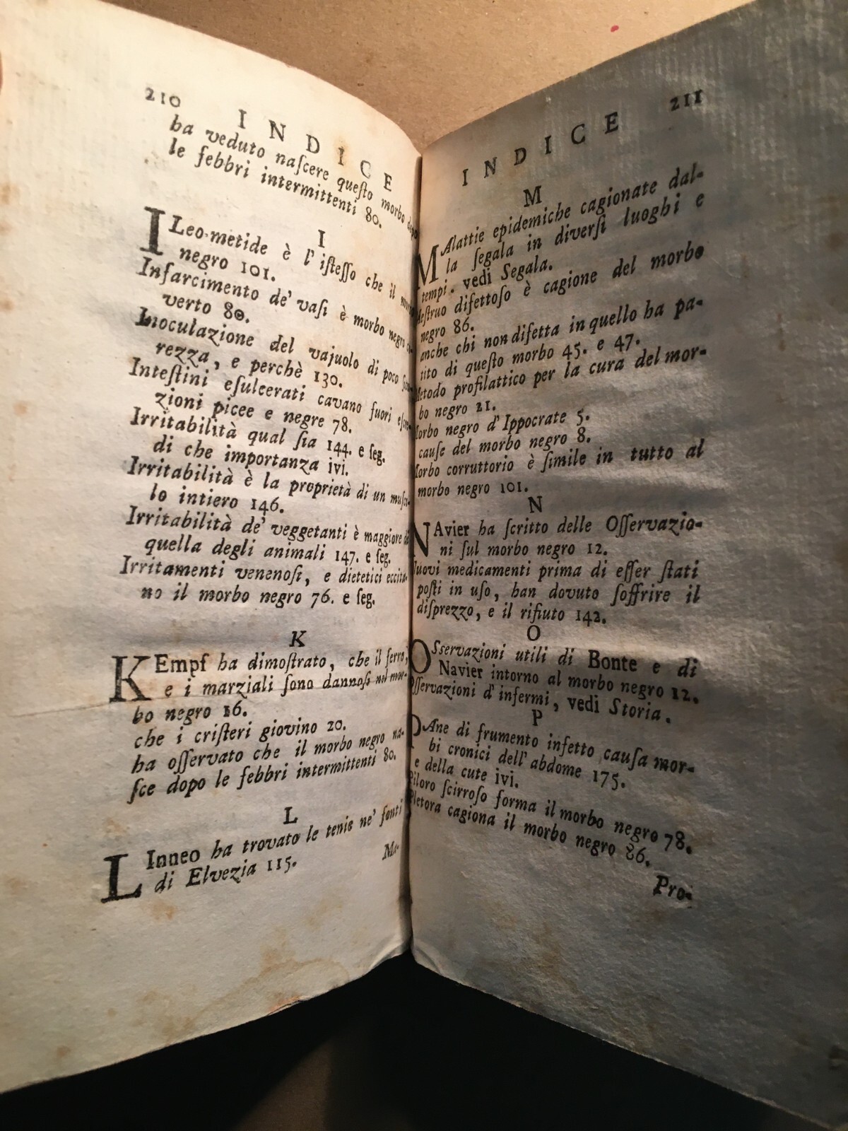 Tissot: Del Morbo Negro   Razze Umane Ed Epidemiologia (Napoli, 1778)