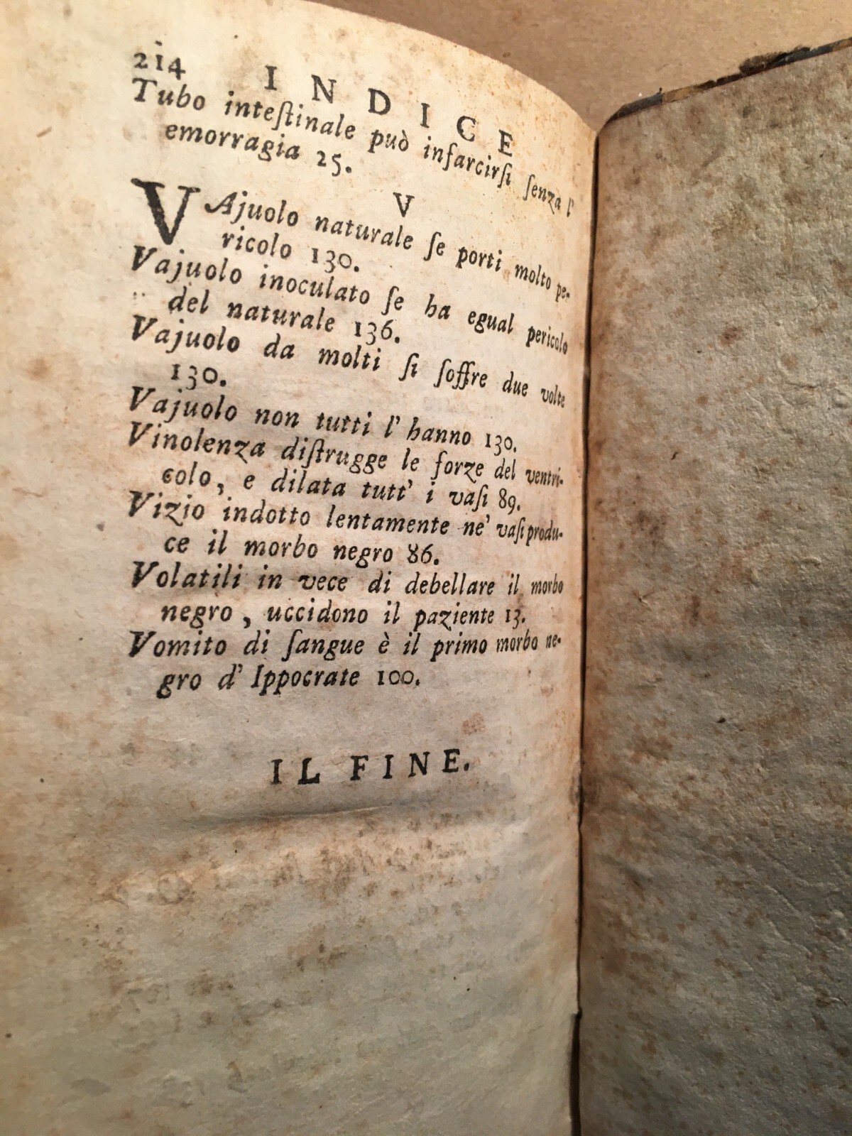 Tissot: Del Morbo Negro   Razze Umane Ed Epidemiologia (Napoli, 1778)